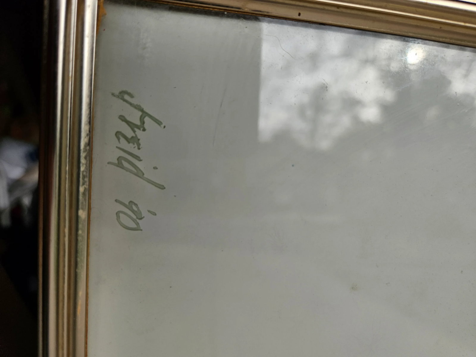 Vintage La Barge Flora Reverse Painted and Signed Mirror - 2