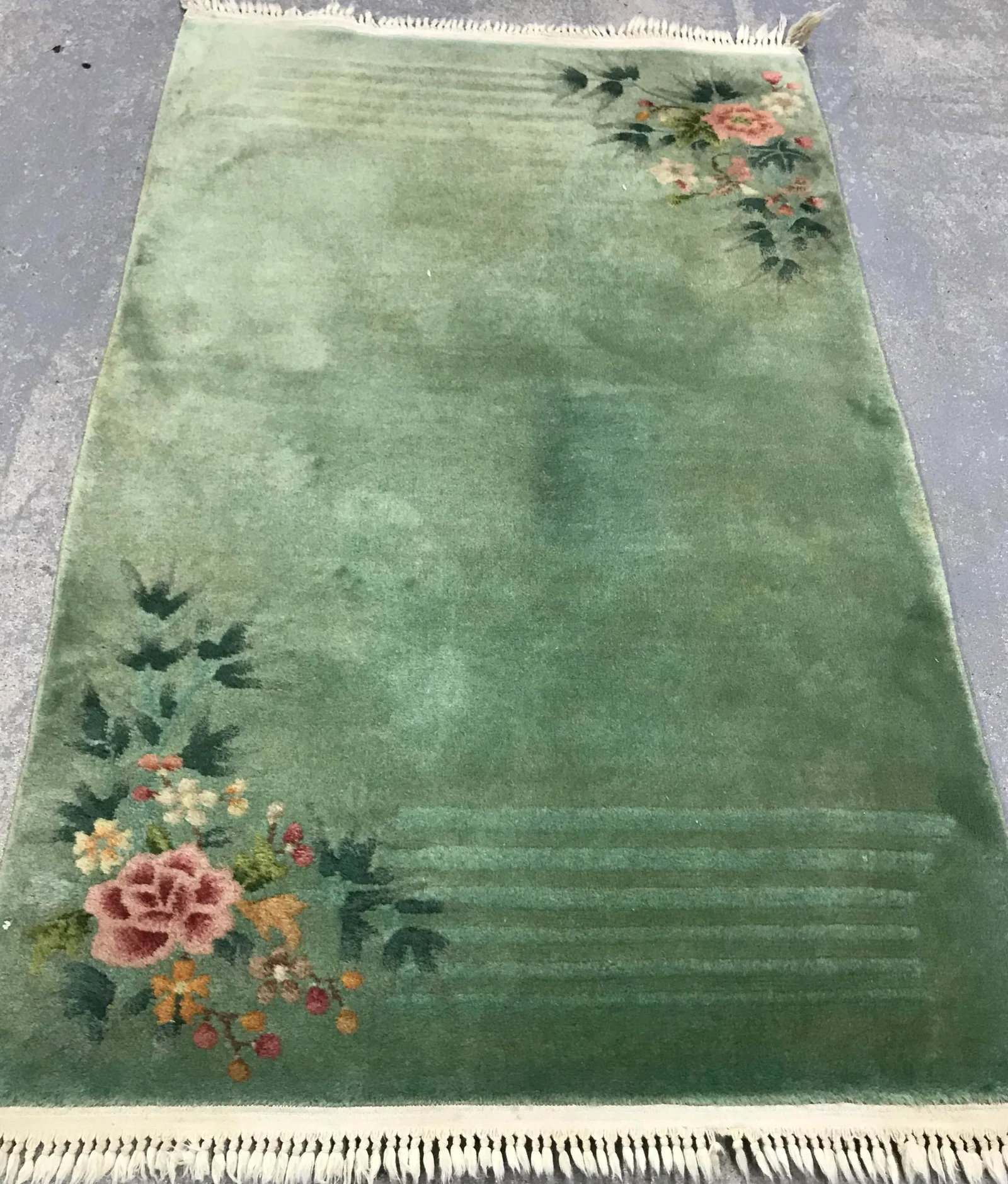 Vintage Art Deco Chinese Rug - 3' * 4'9'' - 7