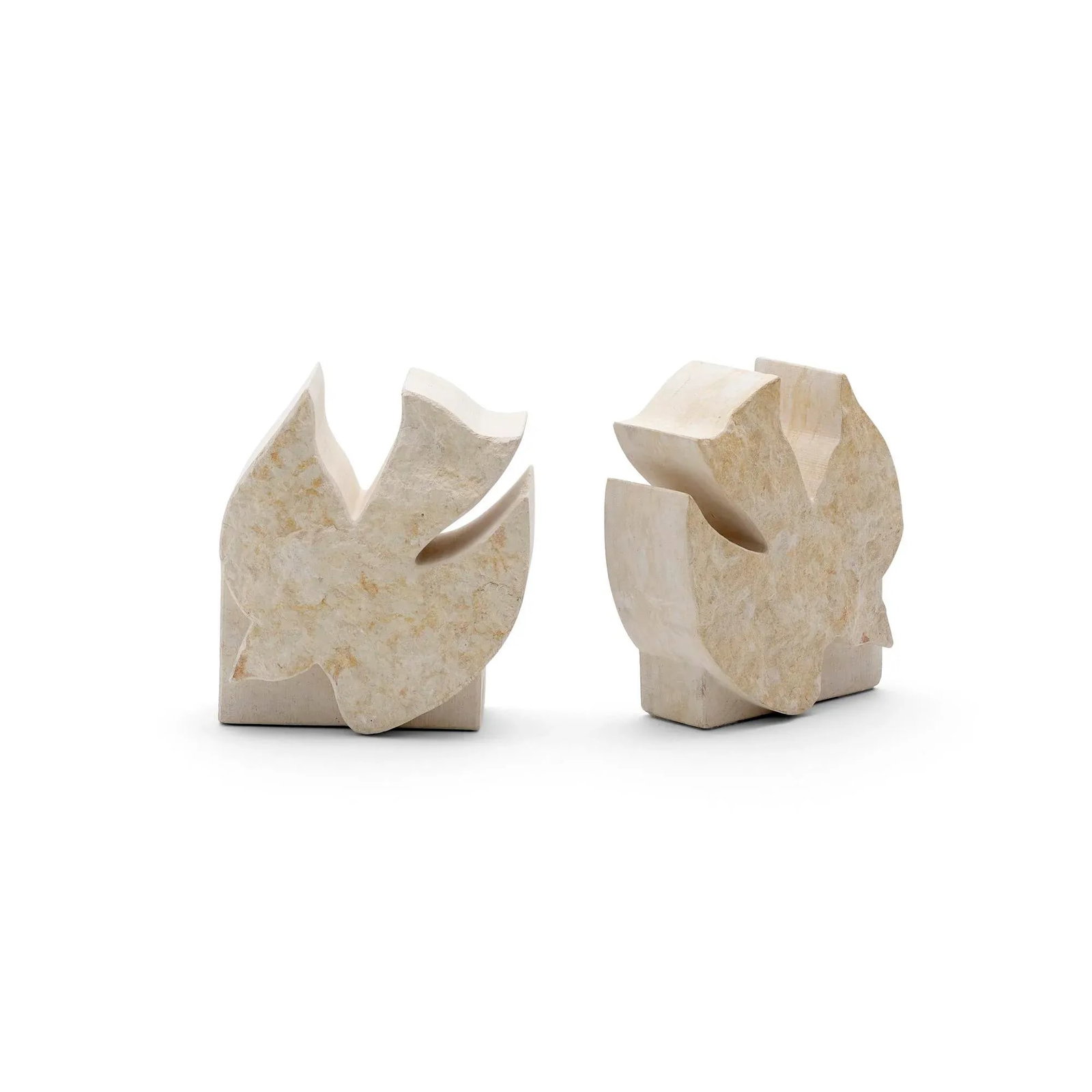 1970s Vintage Soapstone Dove Bookends- A Pair - 4