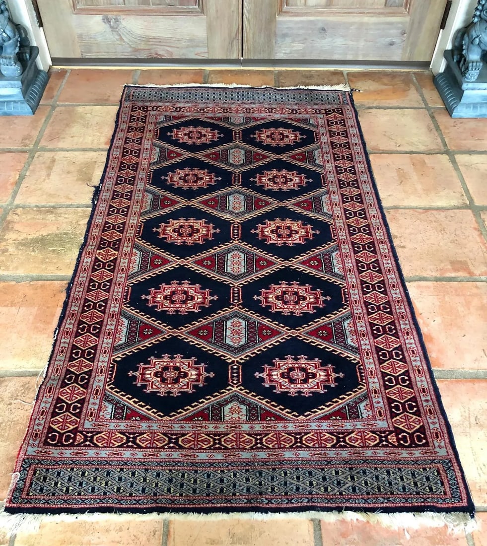 Vintage Persian Hamadan Rug - 8