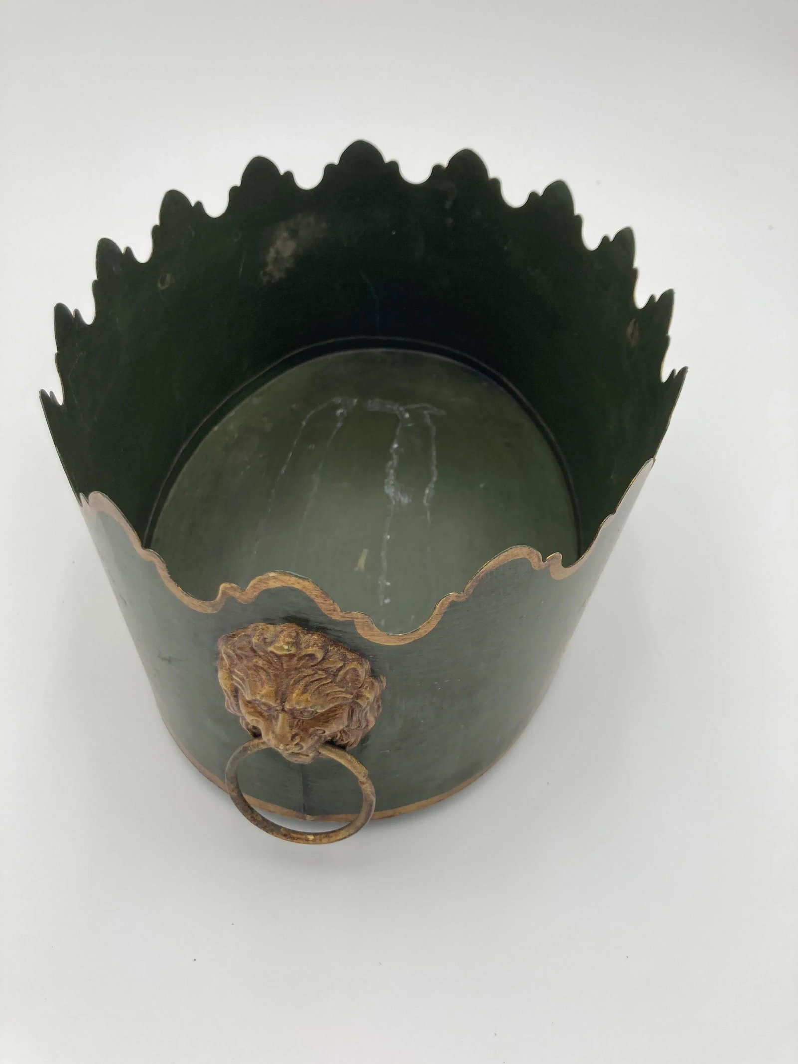 Vintage Italian Tole Cachepot Planter - 4