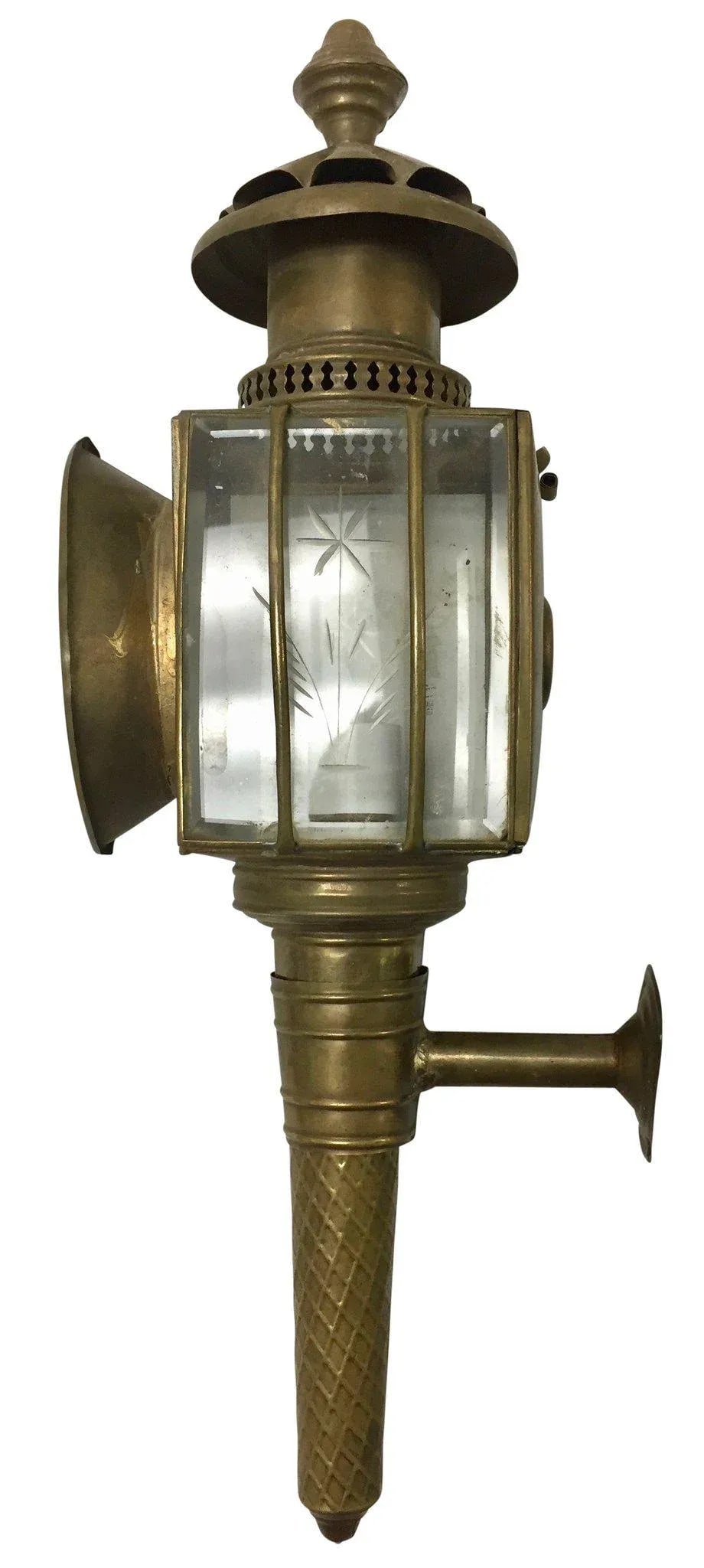 Early 20th Century American Coach Lamps Sconces - a Pair - 2