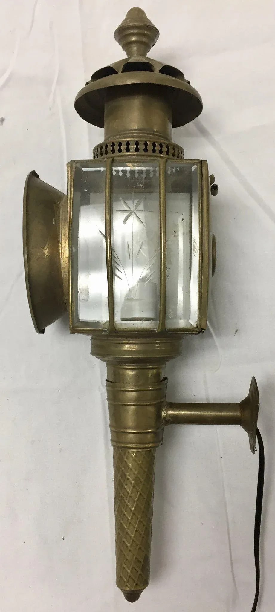 Early 20th Century American Coach Lamps Sconces - a Pair - 4