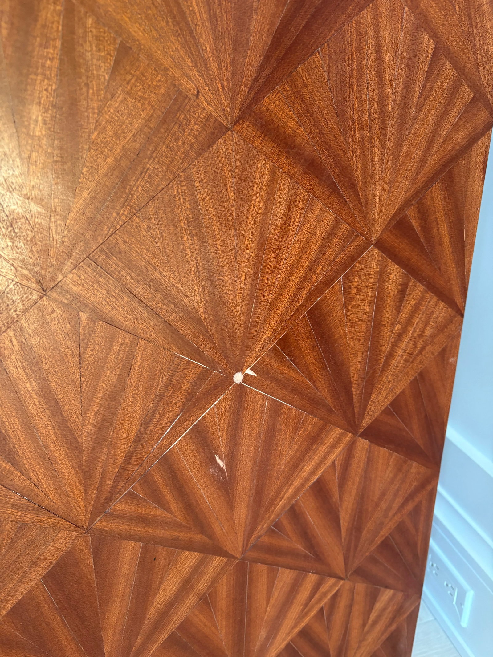 1970s Marquetry Wood Room Divider Screen, Jean Michel Frank - 5