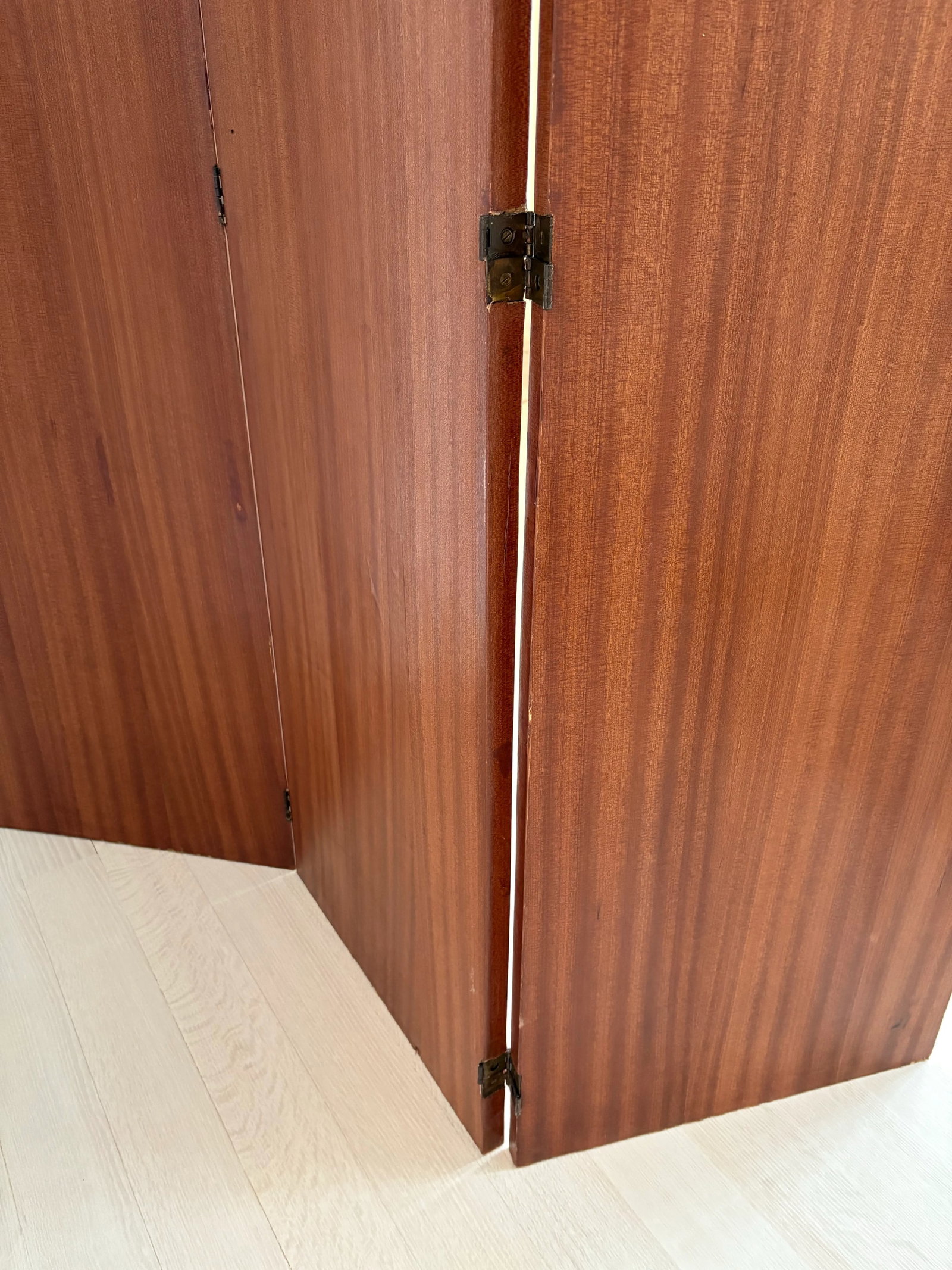 1970s Marquetry Wood Room Divider Screen, Jean Michel Frank - 8