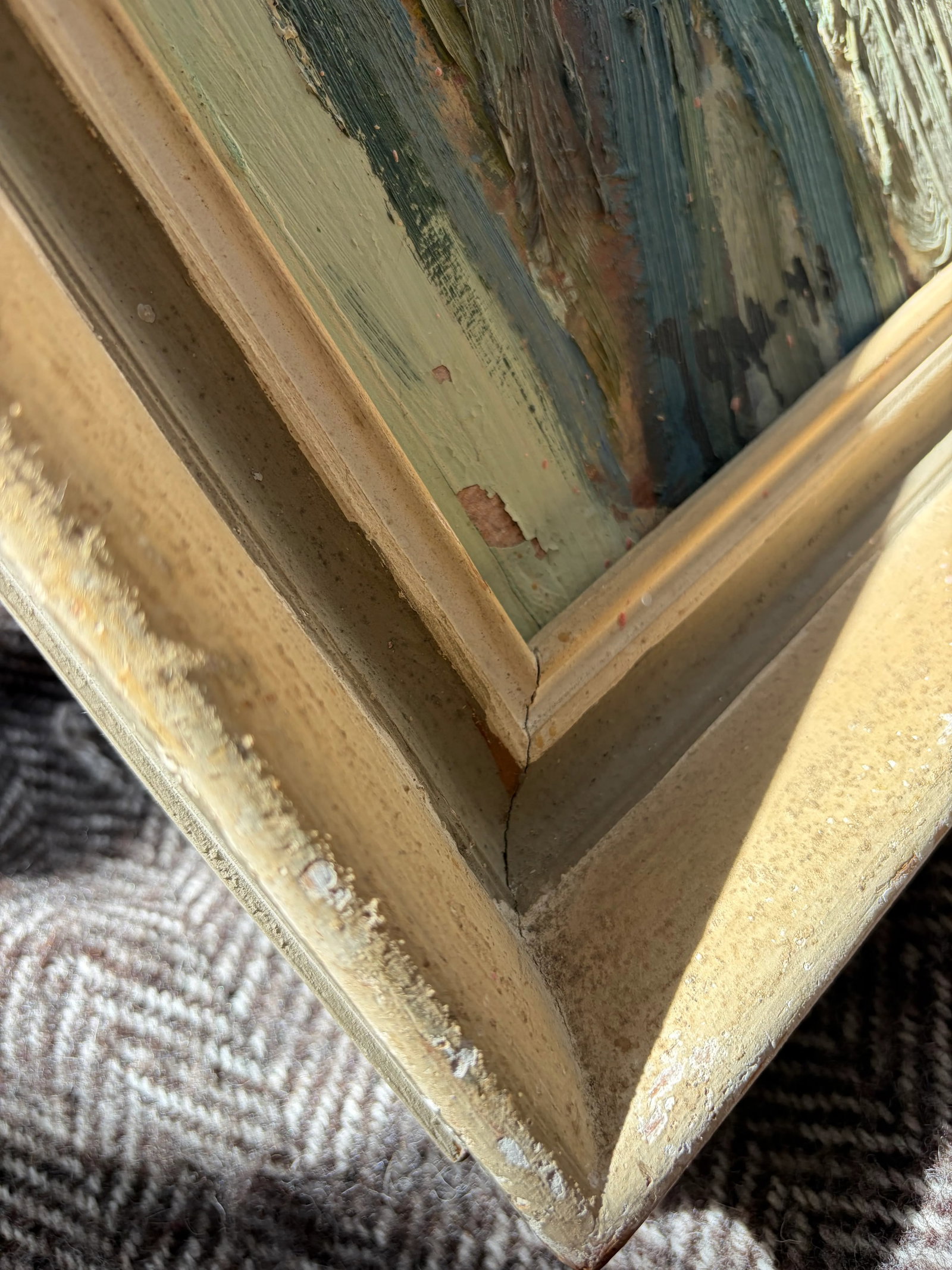 1940s Swedish Mid-Century Painting by Gunnar Jonn, Framed - 11