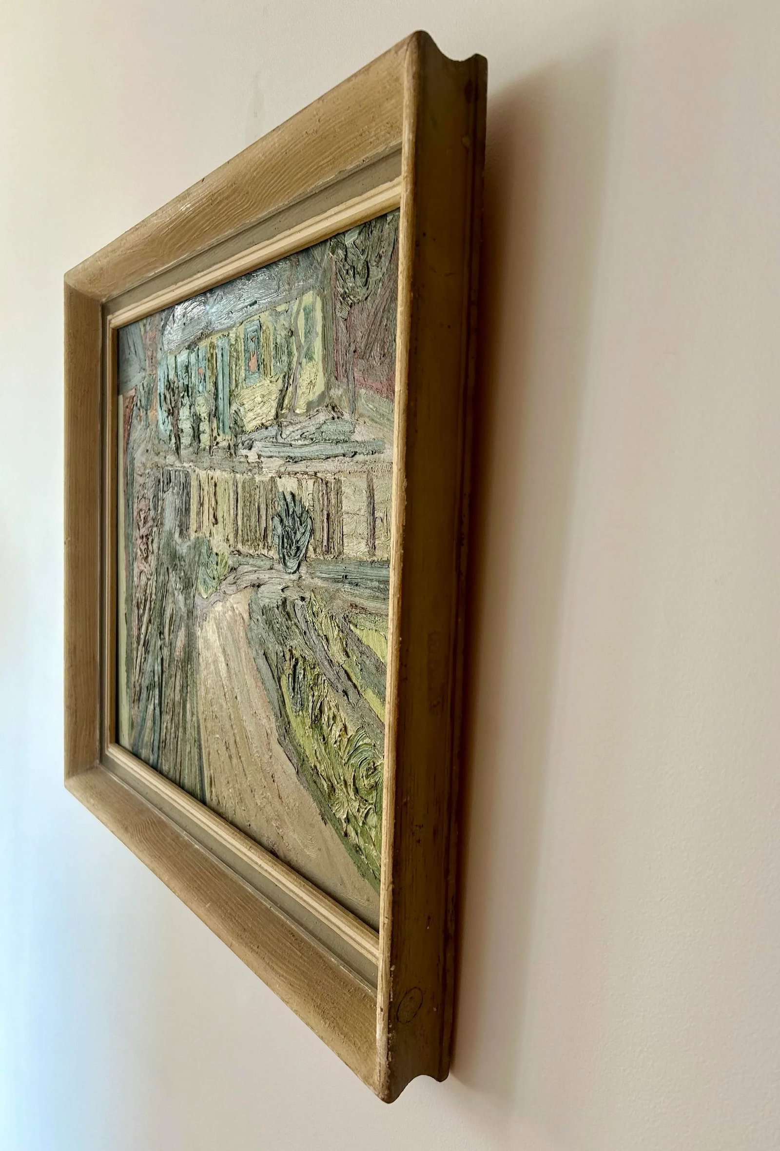 1940s Swedish Mid-Century Painting by Gunnar Jonn, Framed - 5