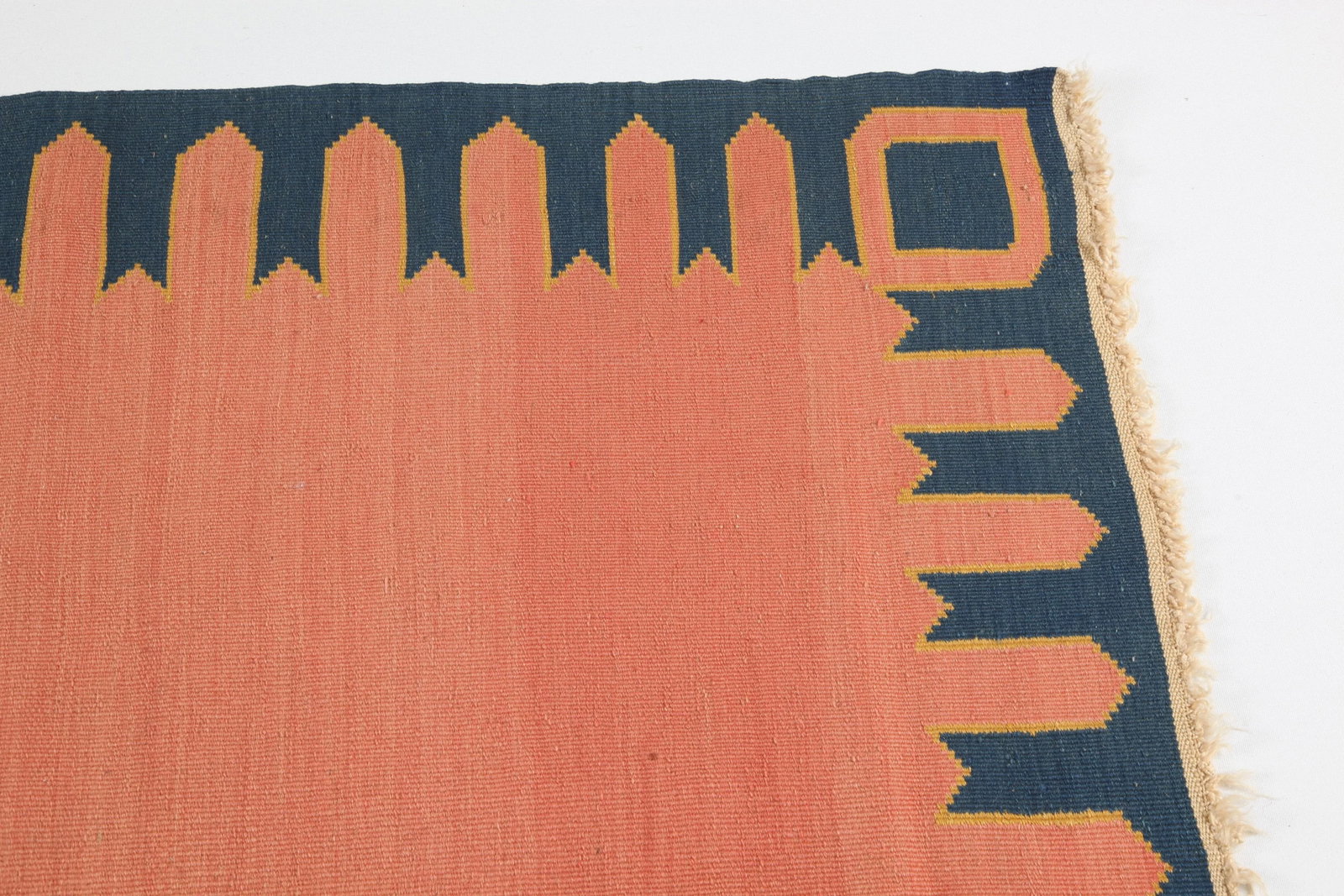 Handmade Flatweave Modern Oushak Kilim - 7