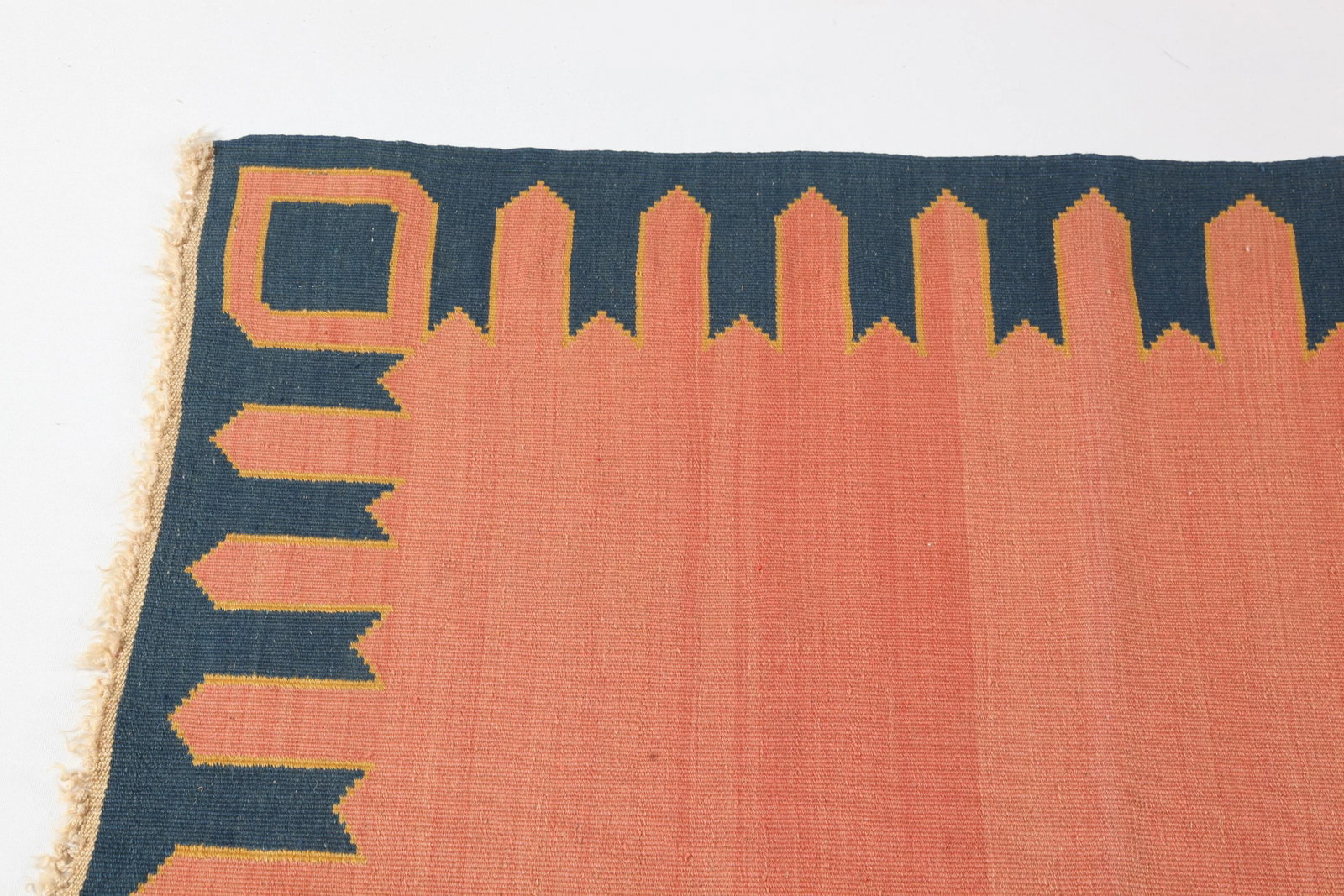 Handmade Flatweave Modern Oushak Kilim - 8