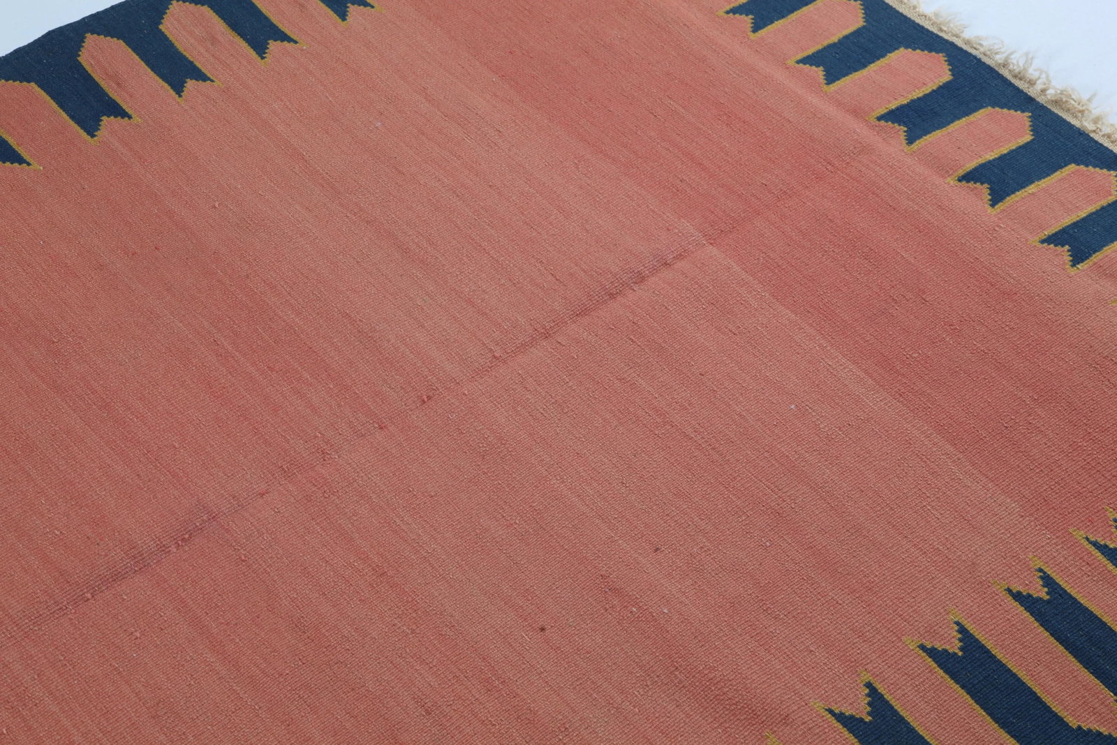 Handmade Flatweave Modern Oushak Kilim - 9