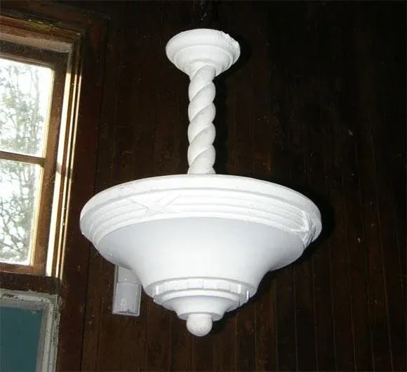 French Plaster Ceiling Uplight - 2
