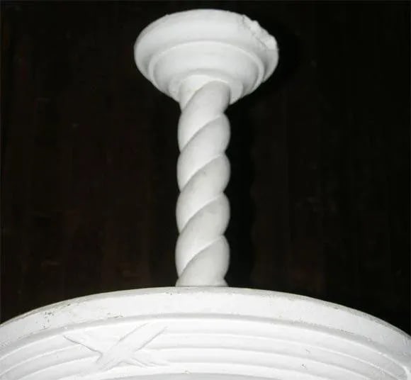 French Plaster Ceiling Uplight - 7
