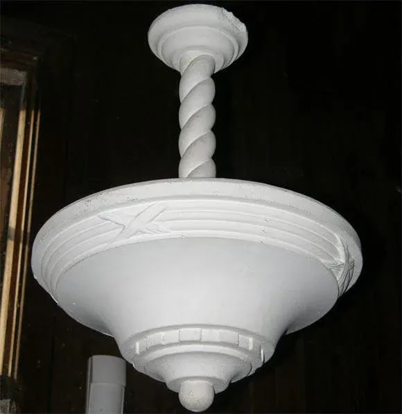 French Plaster Ceiling Uplight - 8