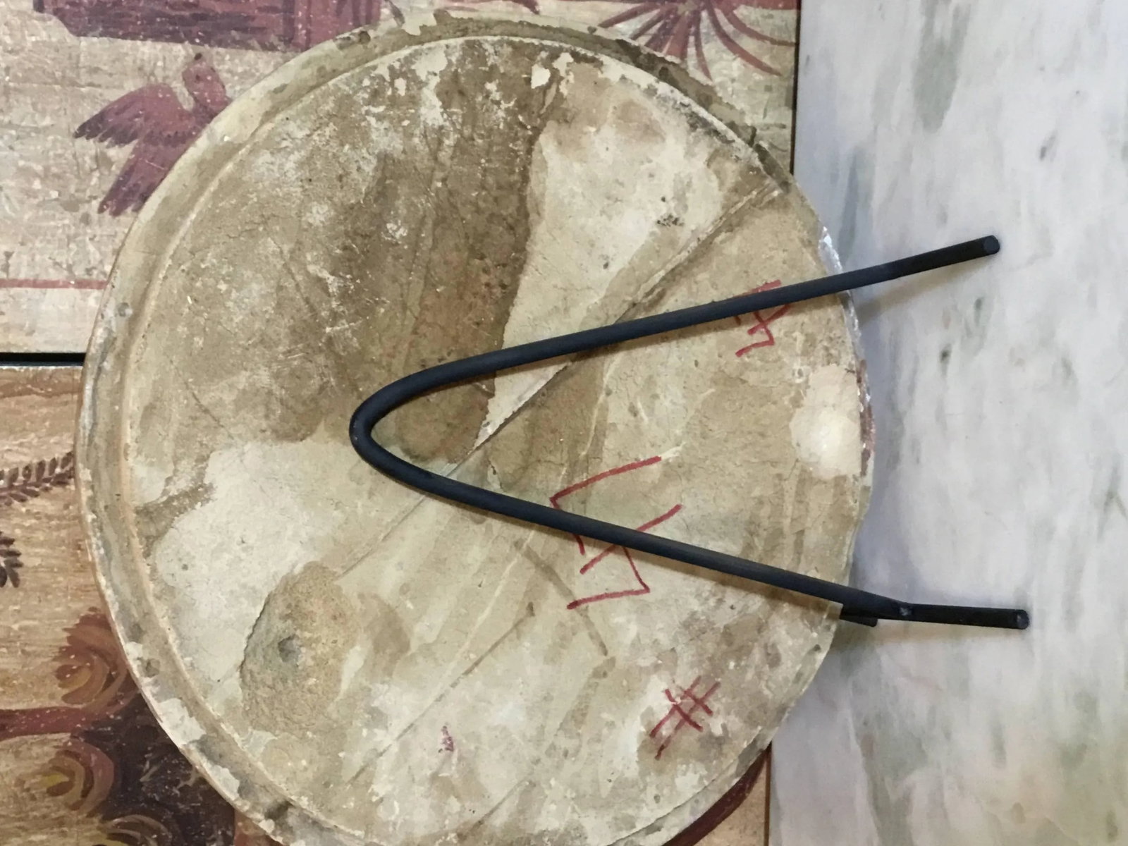 Hand-Painted Vintage Persain Tile - 6