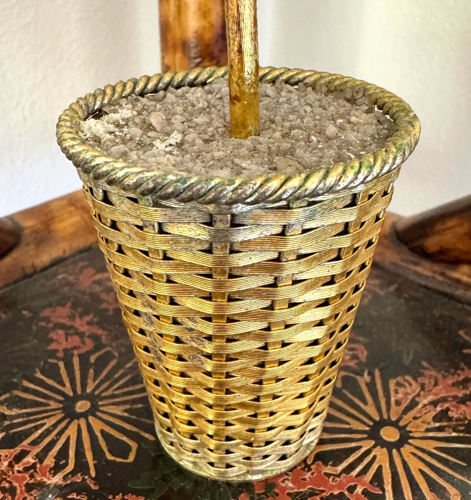 Vintage Tiffany & Co Gilded Sterling Potted Flowet - 3