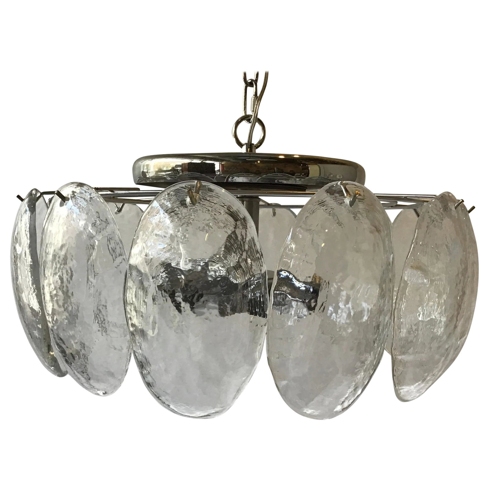 1970s Mazzega Glass Chandelier (1 of 9)
