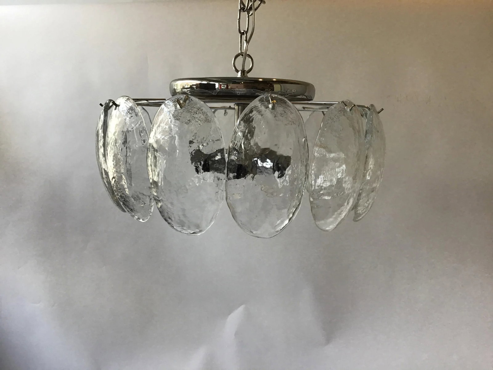 1970s Mazzega Glass Chandelier - 3