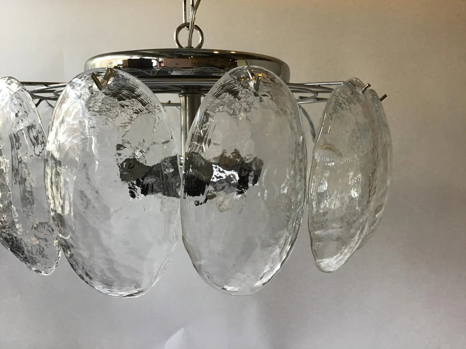 1970s Mazzega Glass Chandelier - 4