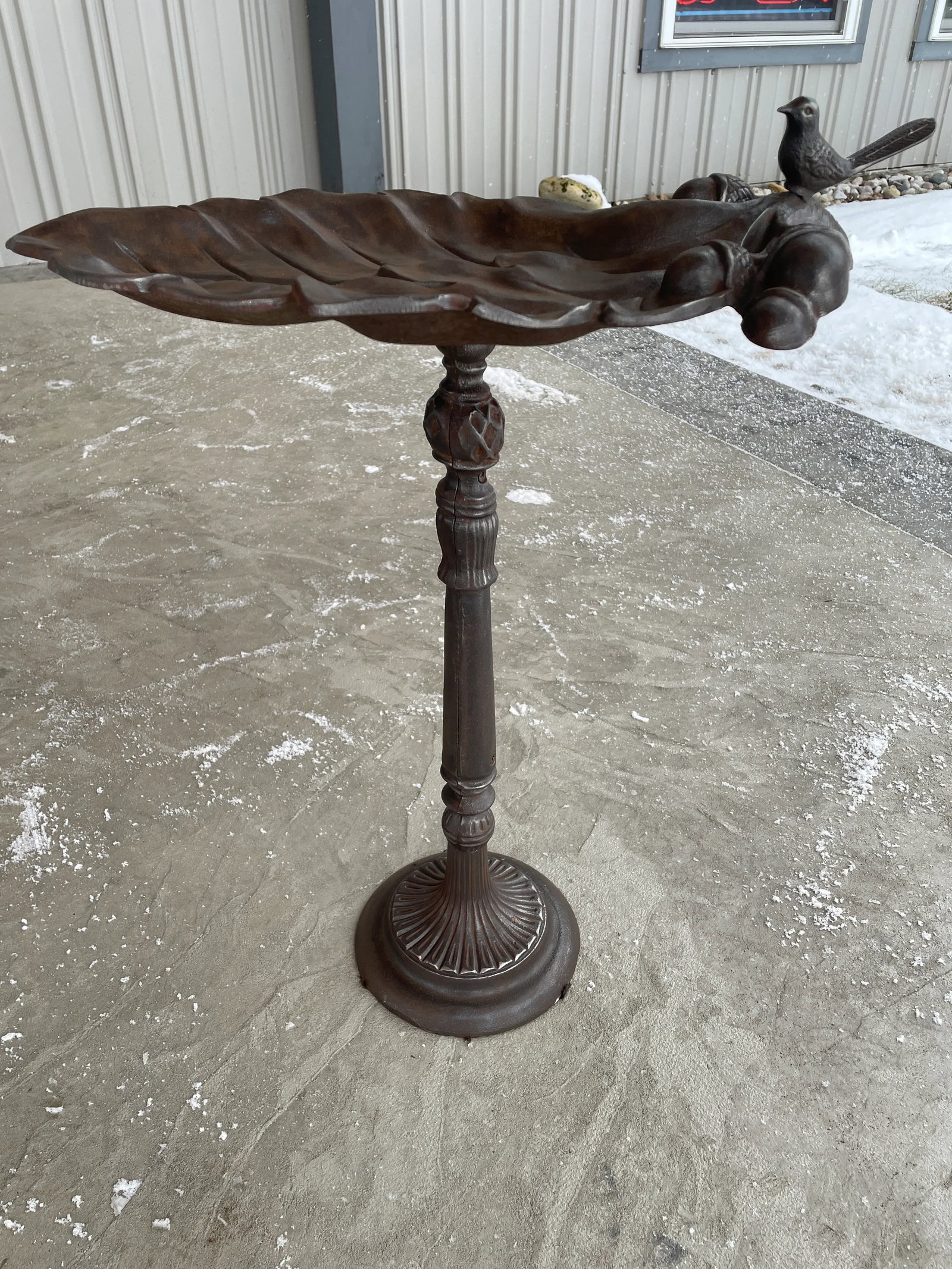 Cast Iron Birdbath - 5
