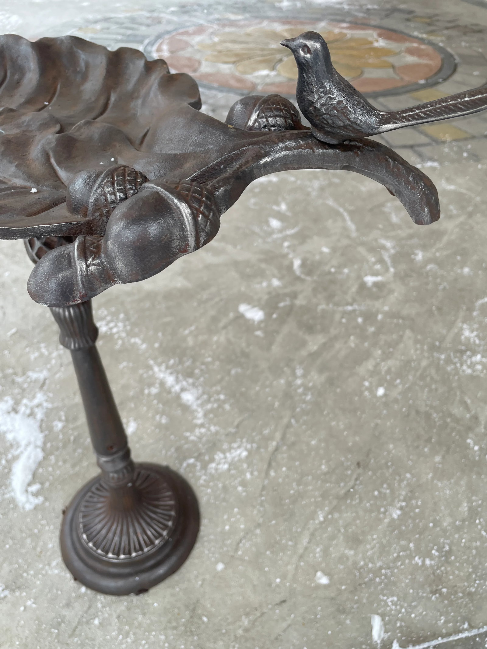 Cast Iron Birdbath - 8