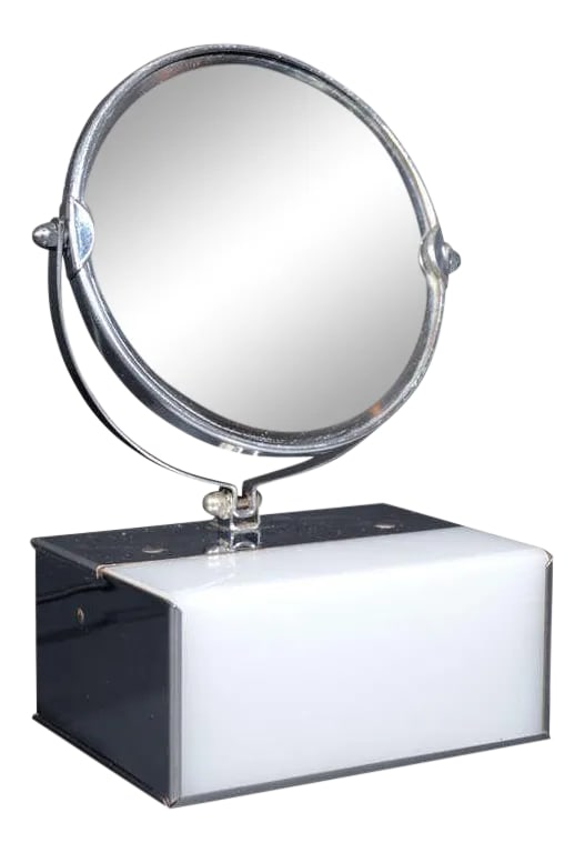 Art Deco Illuminated and Magnifying vanity Mirror (1 of 11)