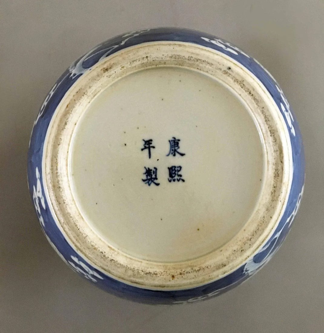Chinese Export Blue and White Jardiniere - 7