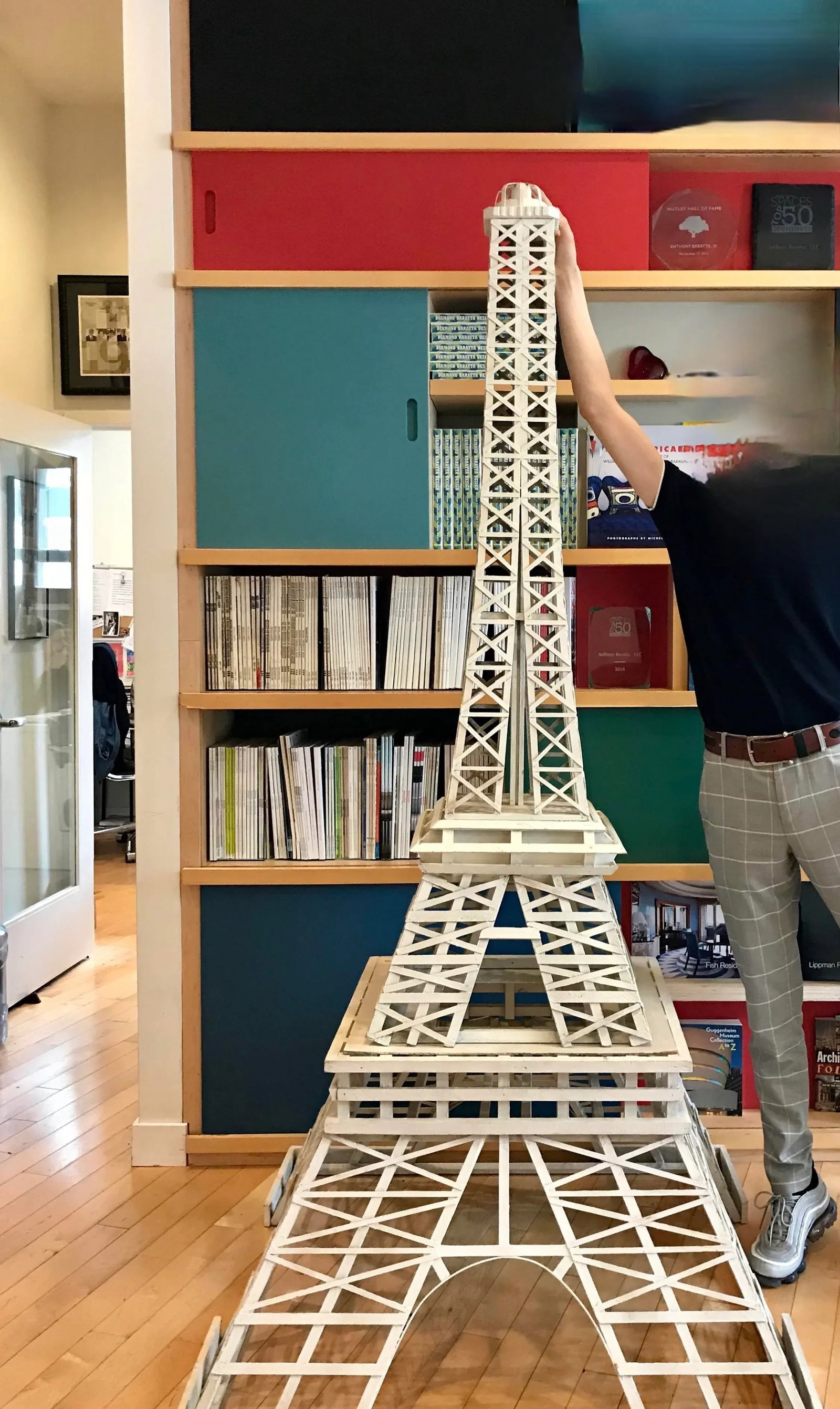 1950s Handmade Eiffel Tower Folk Art - 2