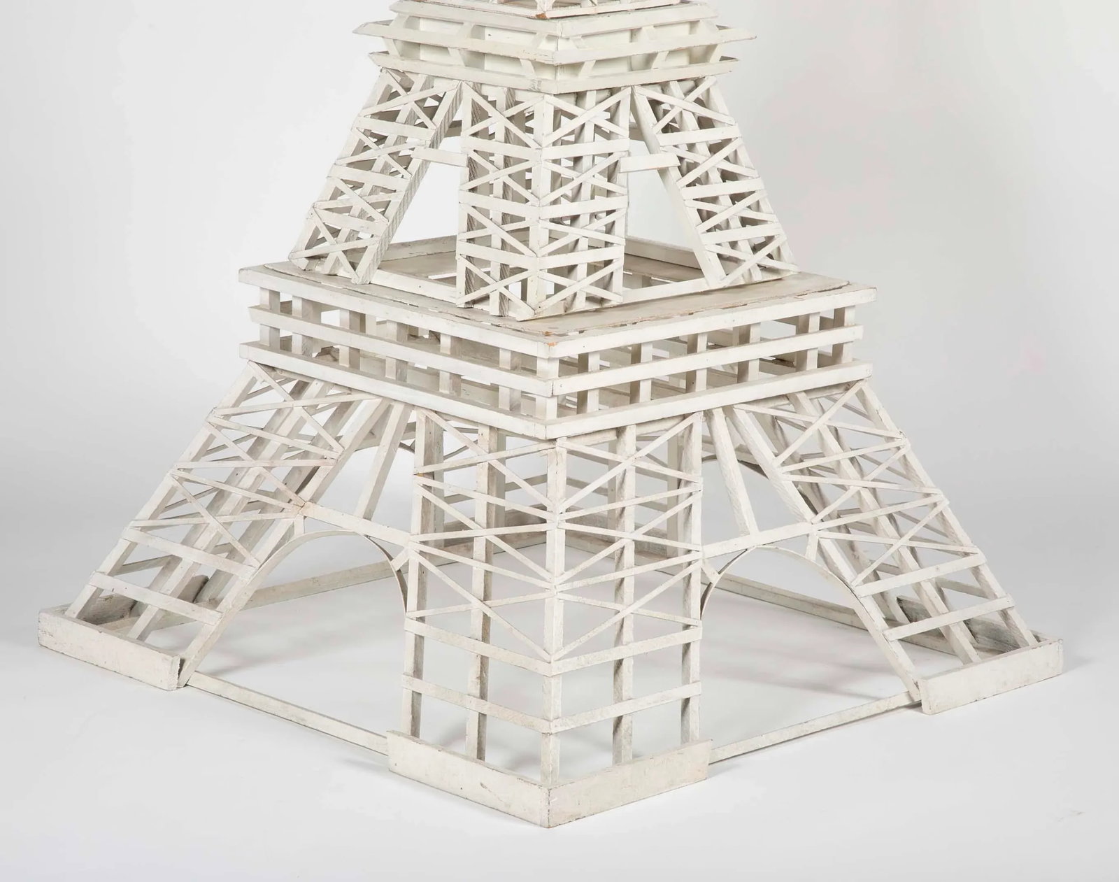 1950s Handmade Eiffel Tower Folk Art - 4