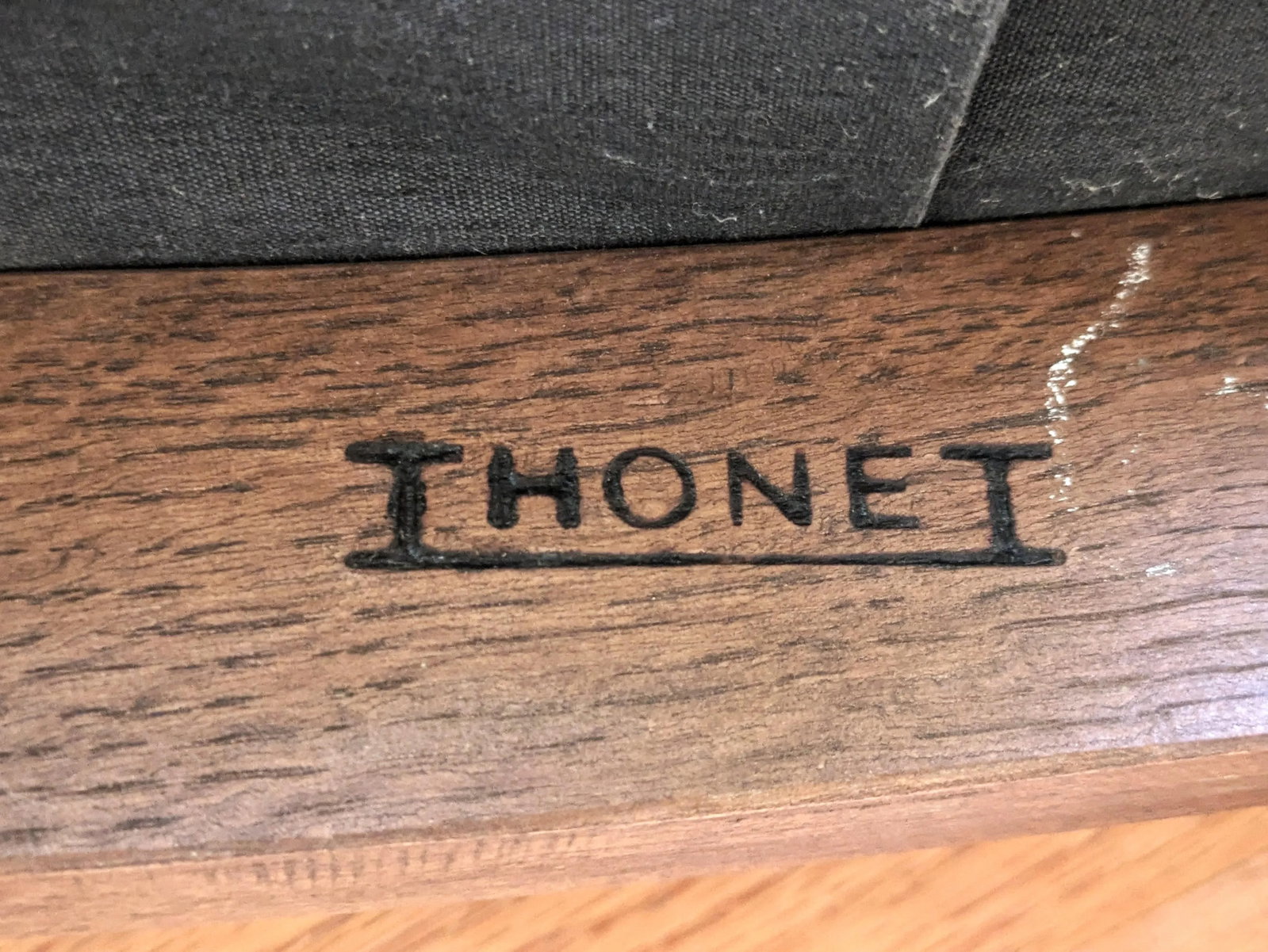 Thonet Bentwood Arm Chairs - A Pair - 11