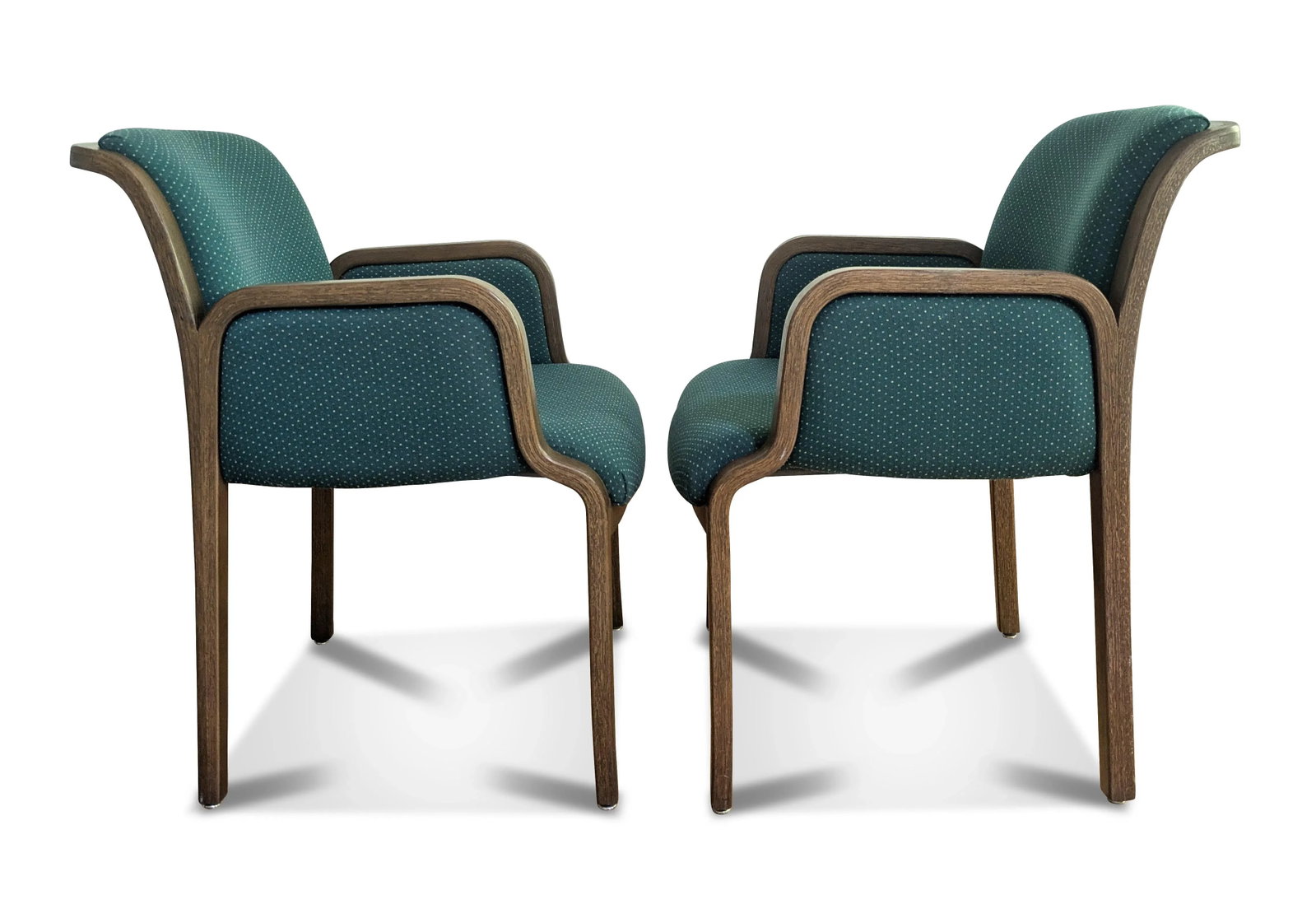 Thonet Bentwood Arm Chairs - A Pair - 3