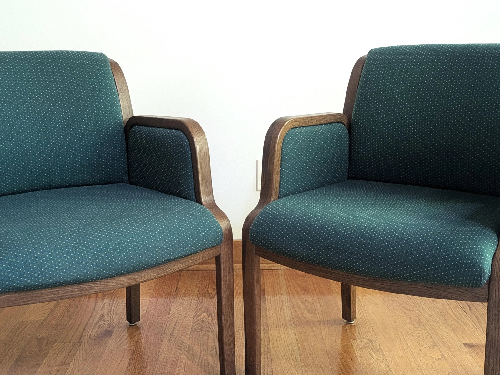 Thonet Bentwood Arm Chairs - A Pair - 9