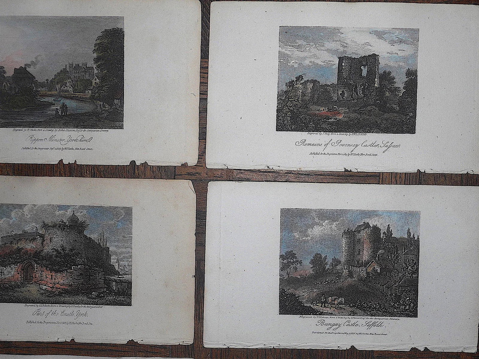 Antique 19th C. Engravings-4"x6.5"- Landscapes & Architectural Views-Set of 12 - 3