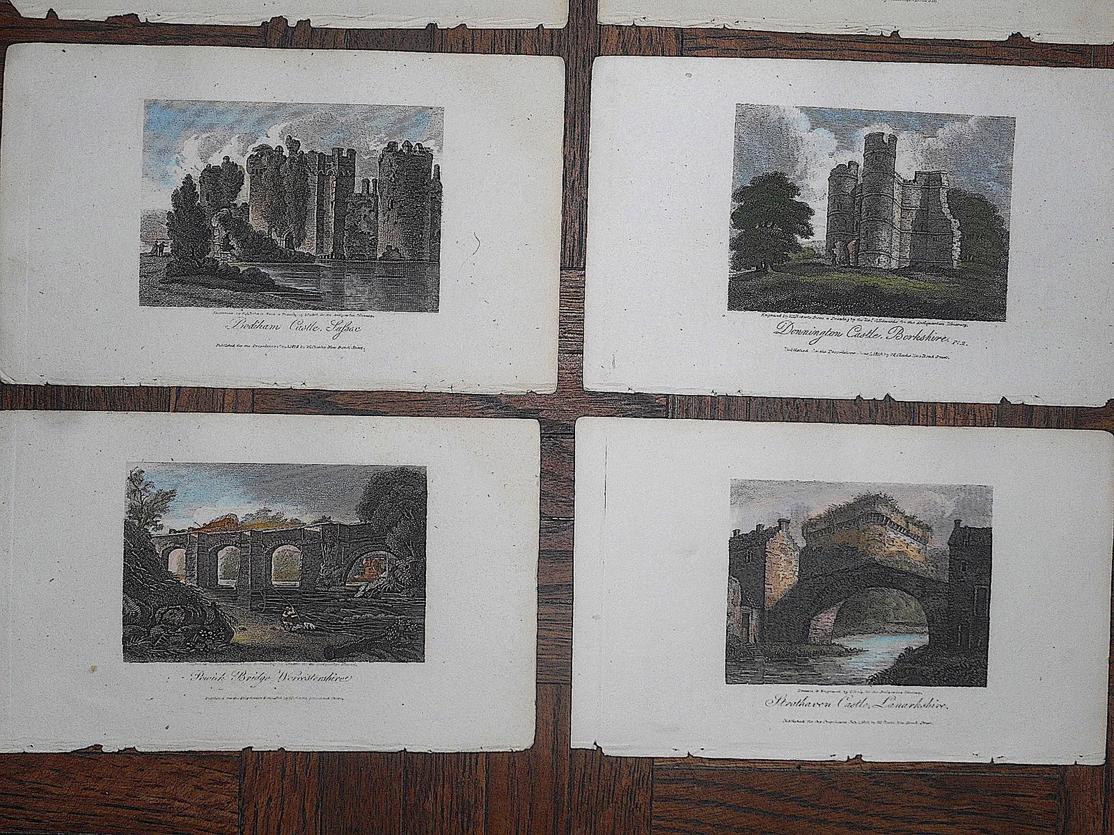 Antique 19th C. Engravings-4"x6.5"- Landscapes & Architectural Views-Set of 12 - 4