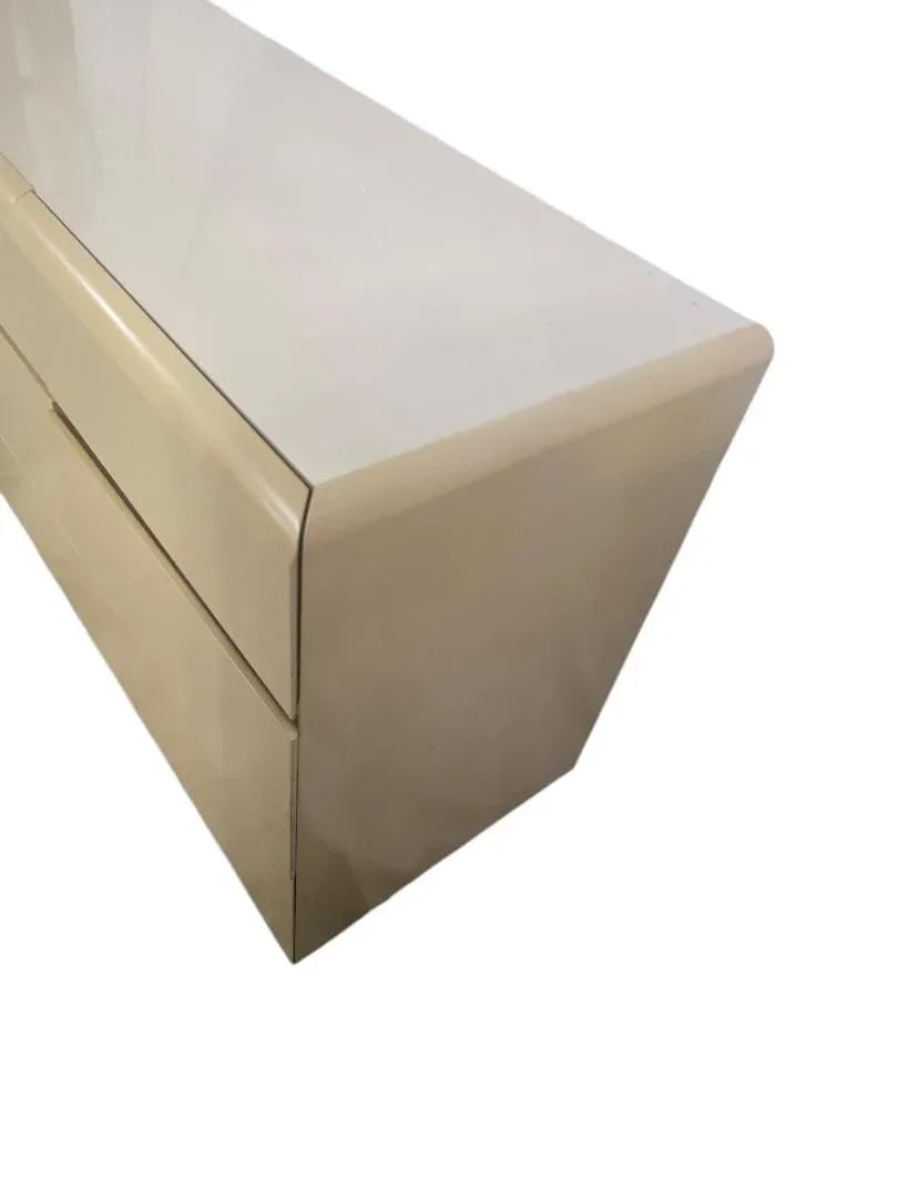 Lane Contemporary Modern Cream 70" Dresser / Wall Mirror - 6