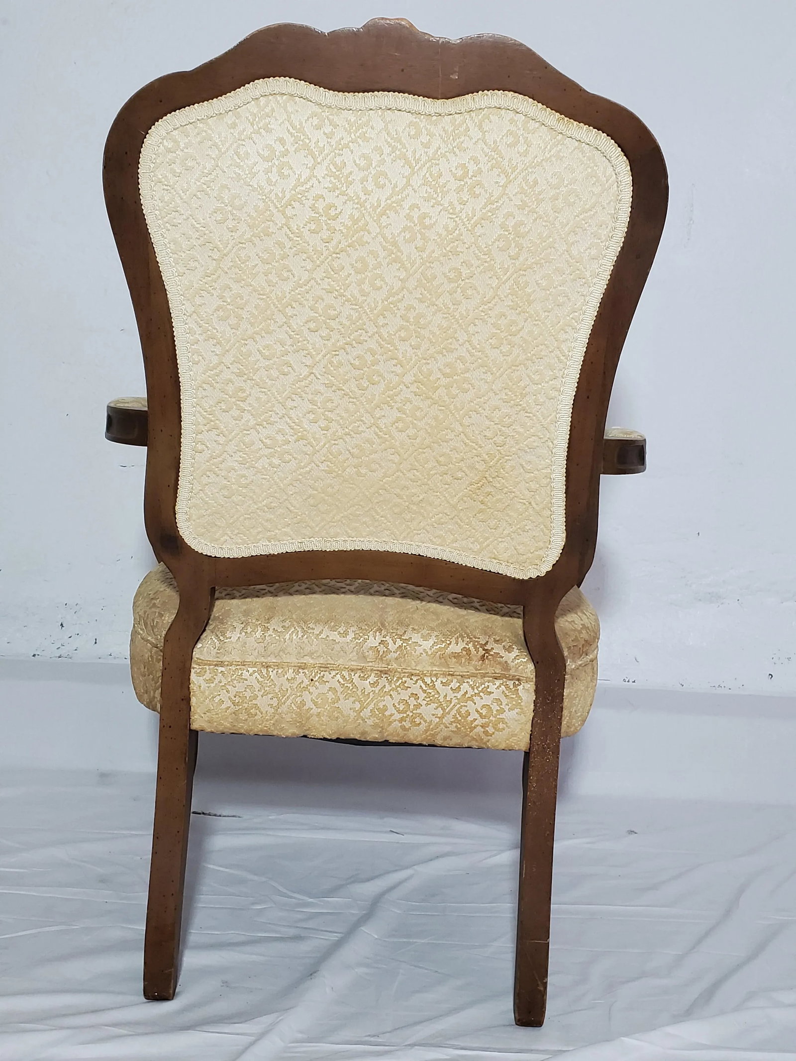 French Style Upholstered Head Dining Chairs - a Pair - 5