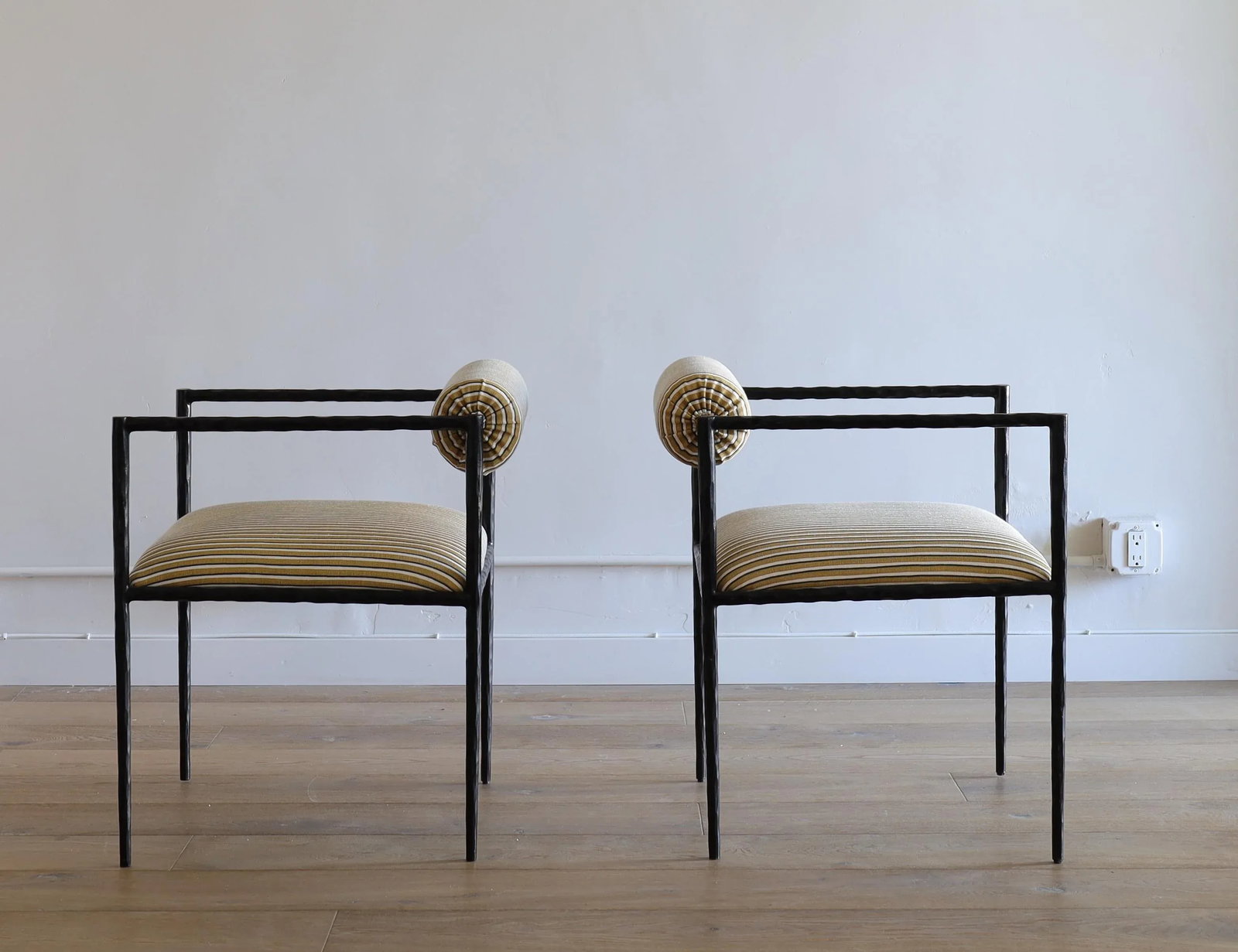 Arteriors Barbana Chairs in Helene Blanche Fabric - Set of 2 - 2