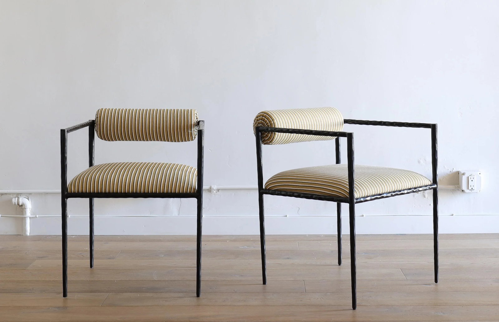 Arteriors Barbana Chairs in Helene Blanche Fabric - Set of 2 - 3