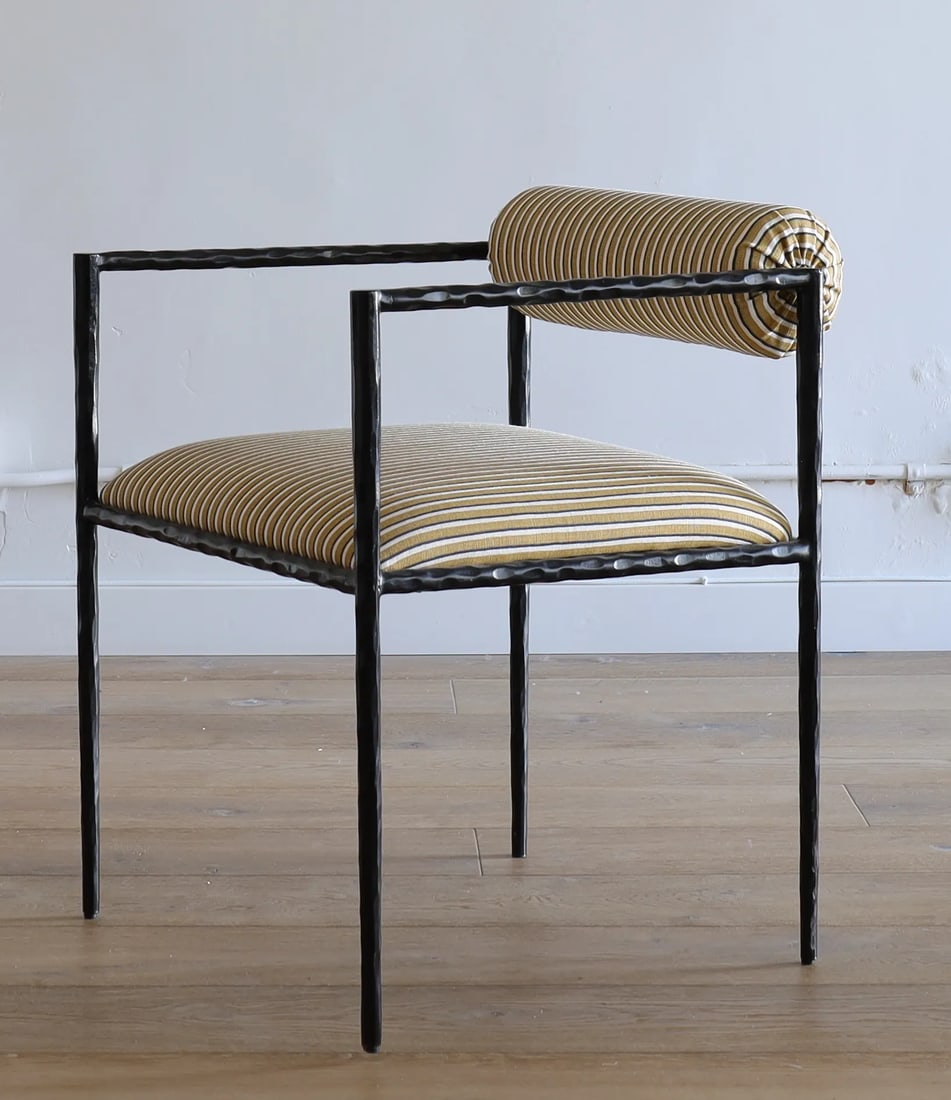 Arteriors Barbana Chairs in Helene Blanche Fabric - Set of 2 - 4