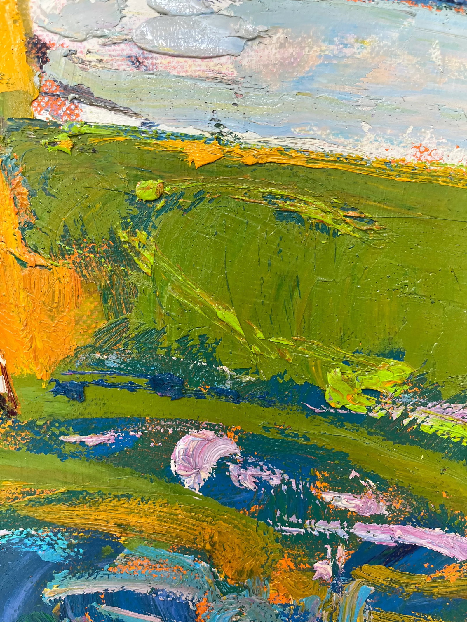 Impressionistic Landscape Original Oil Painting - 11