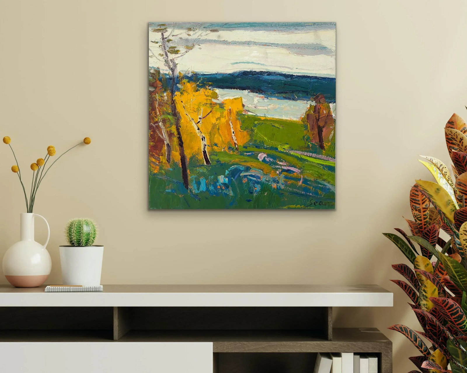 Impressionistic Landscape Original Oil Painting - 3