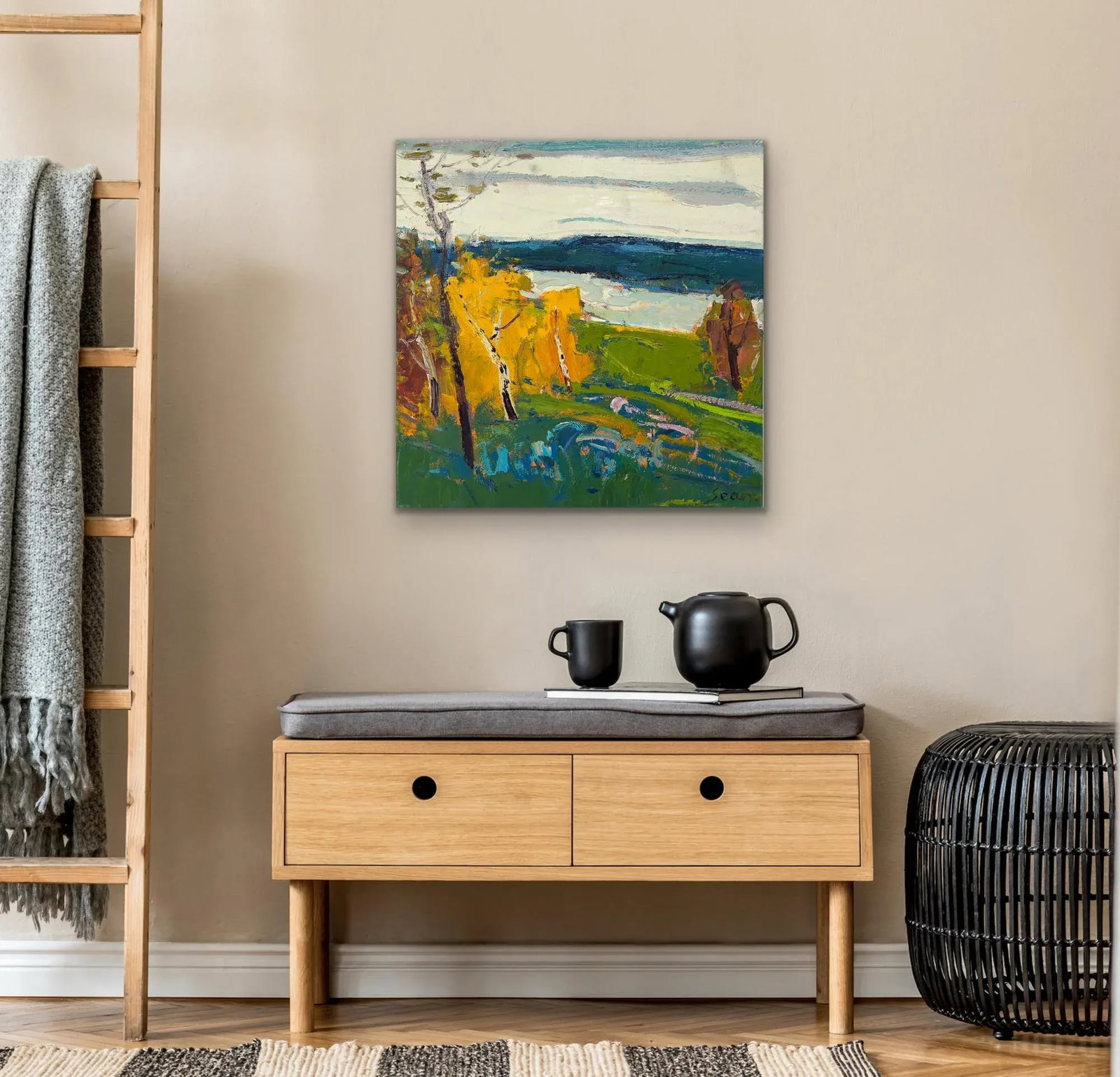 Impressionistic Landscape Original Oil Painting - 4