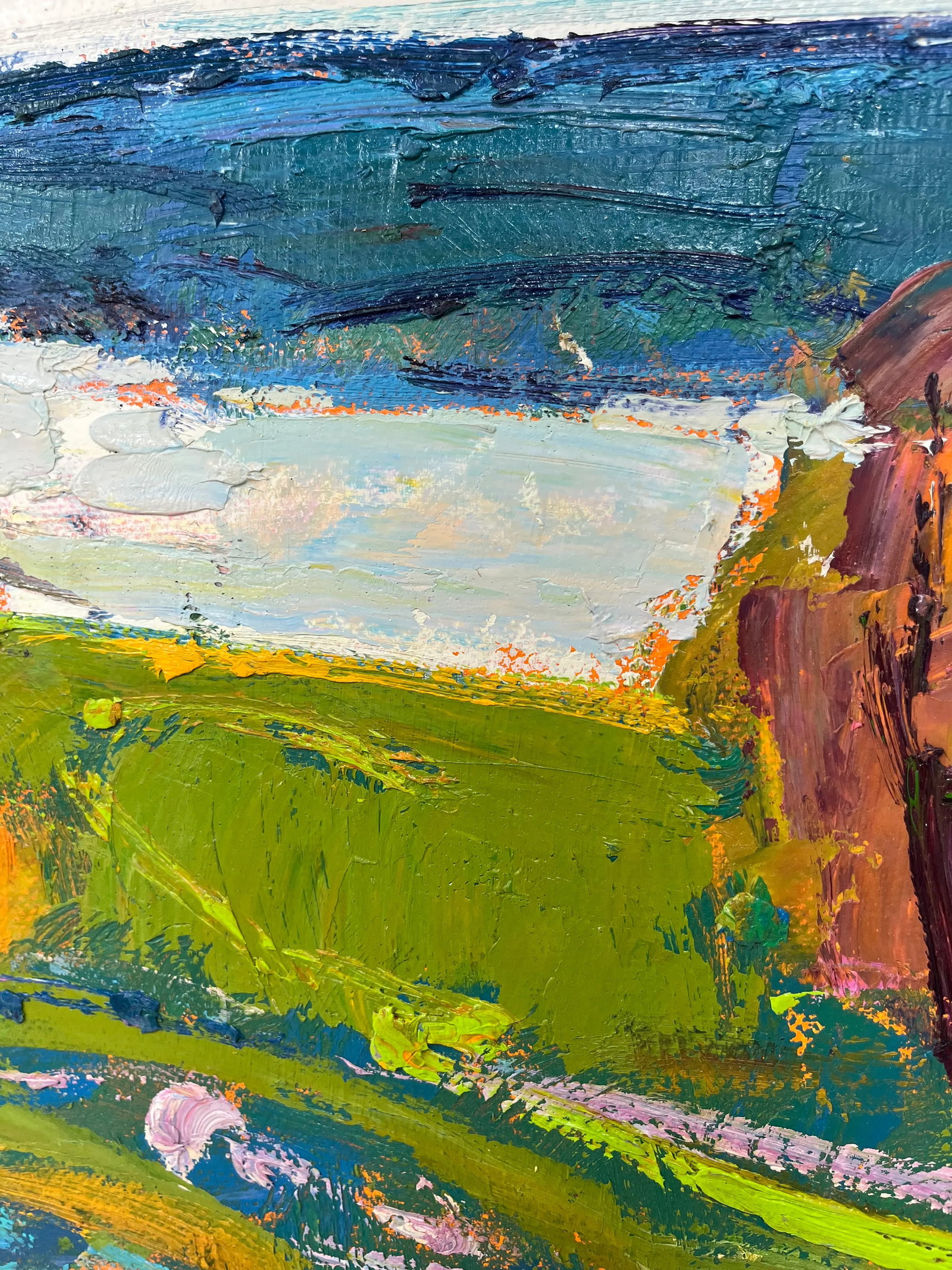 Impressionistic Landscape Original Oil Painting - 9
