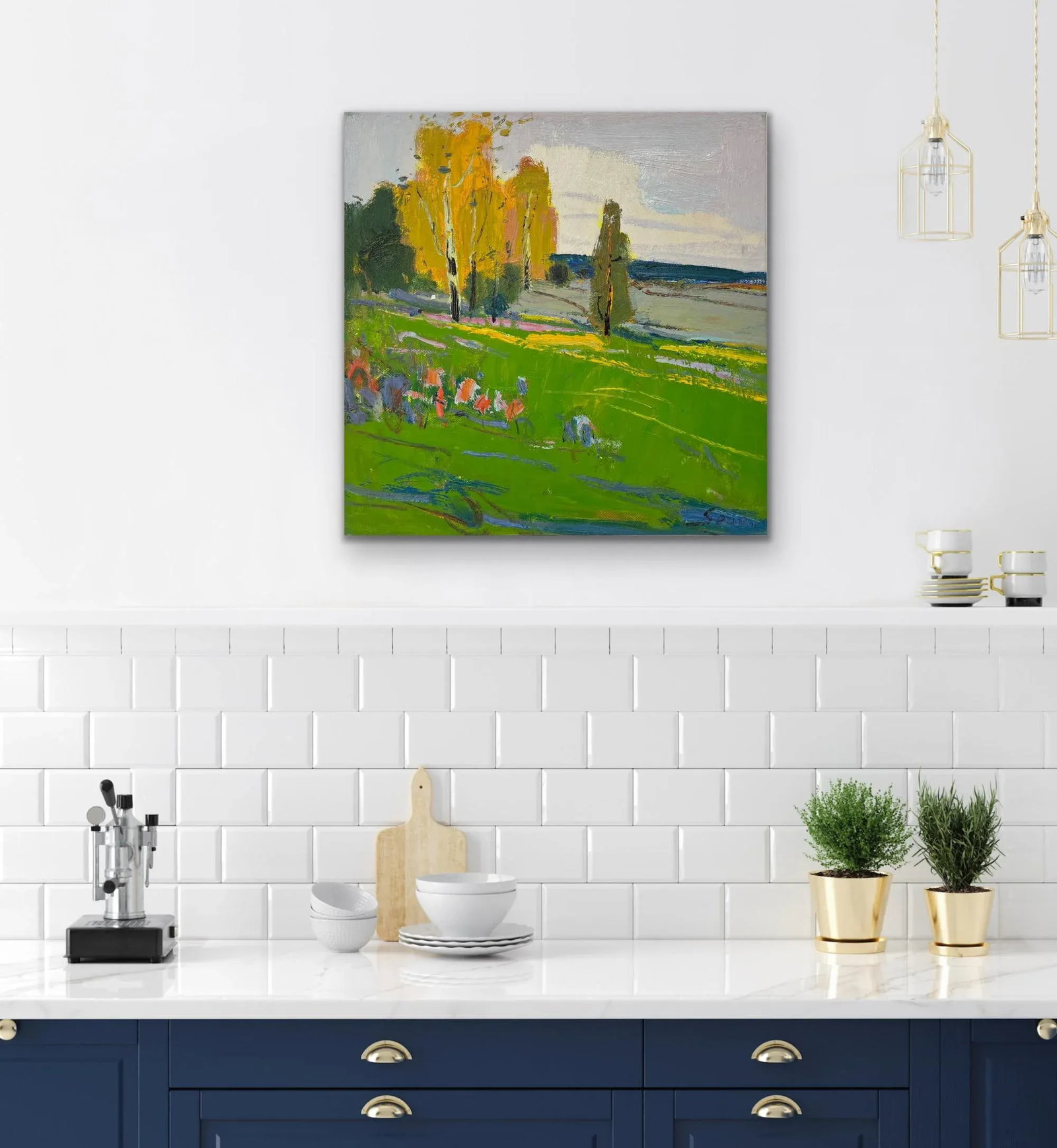 Impressionistic Landscape Original Oil Painting - 11