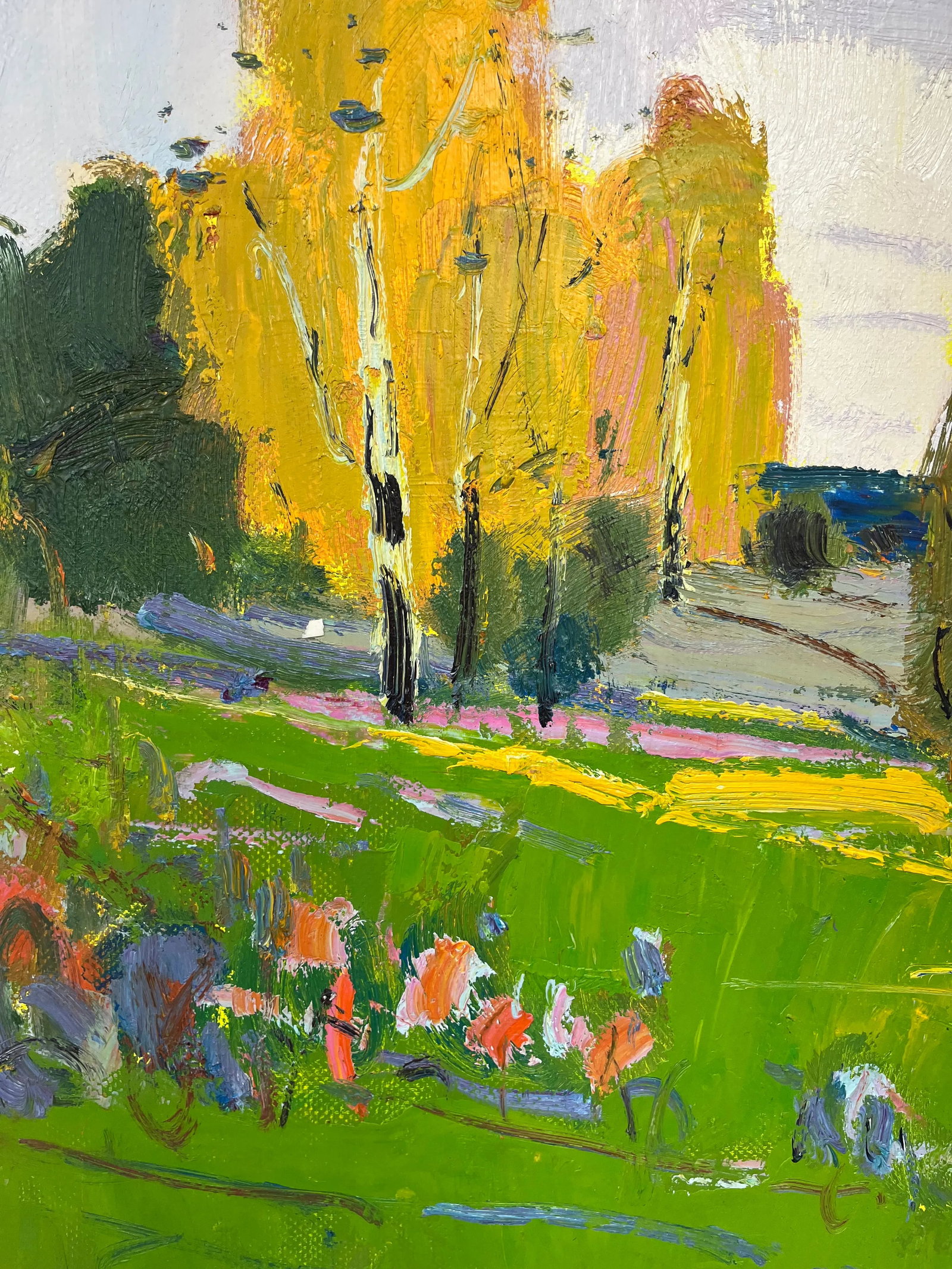 Impressionistic Landscape Original Oil Painting - 4