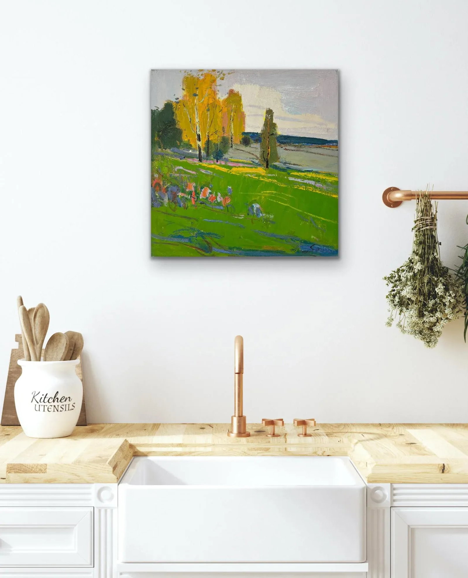 Impressionistic Landscape Original Oil Painting - 5