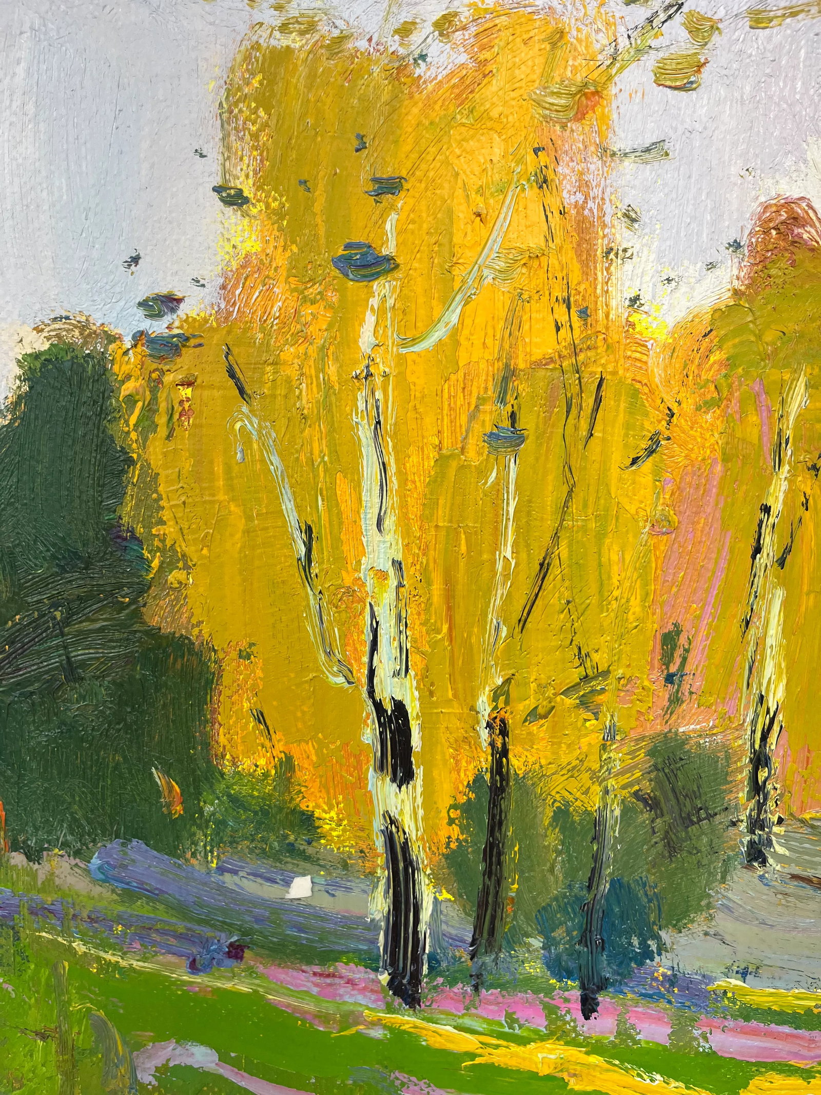 Impressionistic Landscape Original Oil Painting - 6