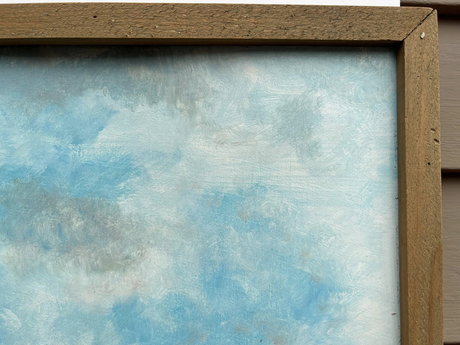 Vintage 1991 Oil Painting on Boards, Seascape, Lugger 1709, Signed, Dated Framed - 6