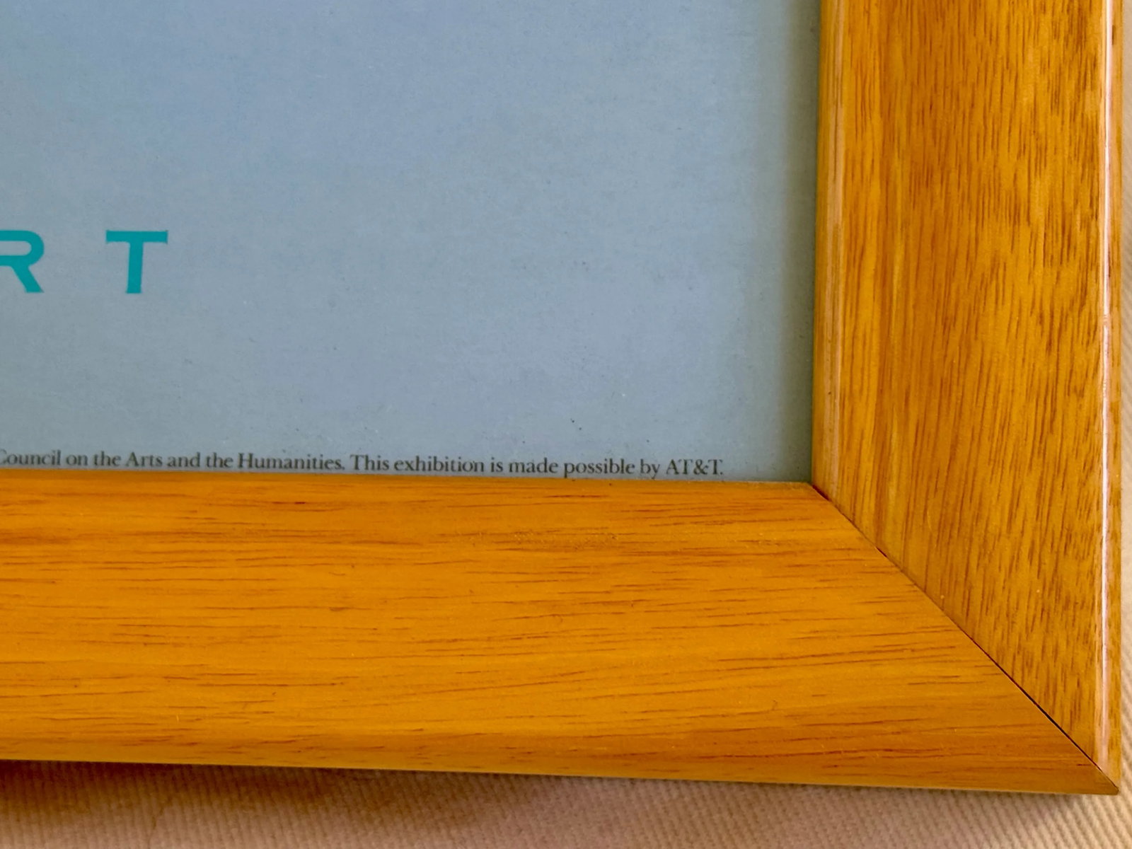 1988 David Hockney Exhibition Poster, Framed - 10