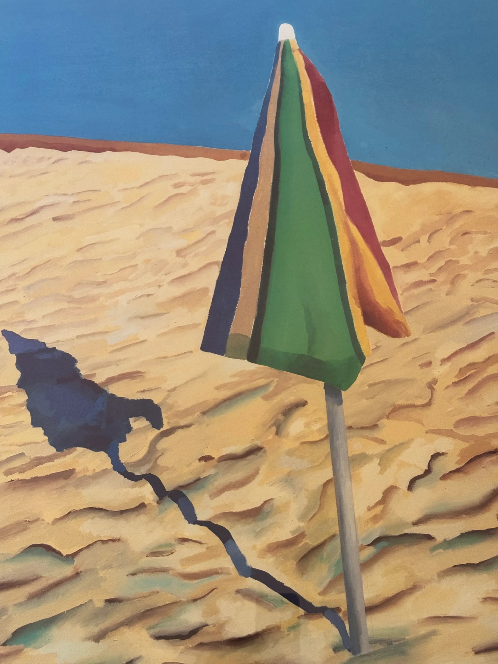 1988 David Hockney Exhibition Poster, Framed - 6