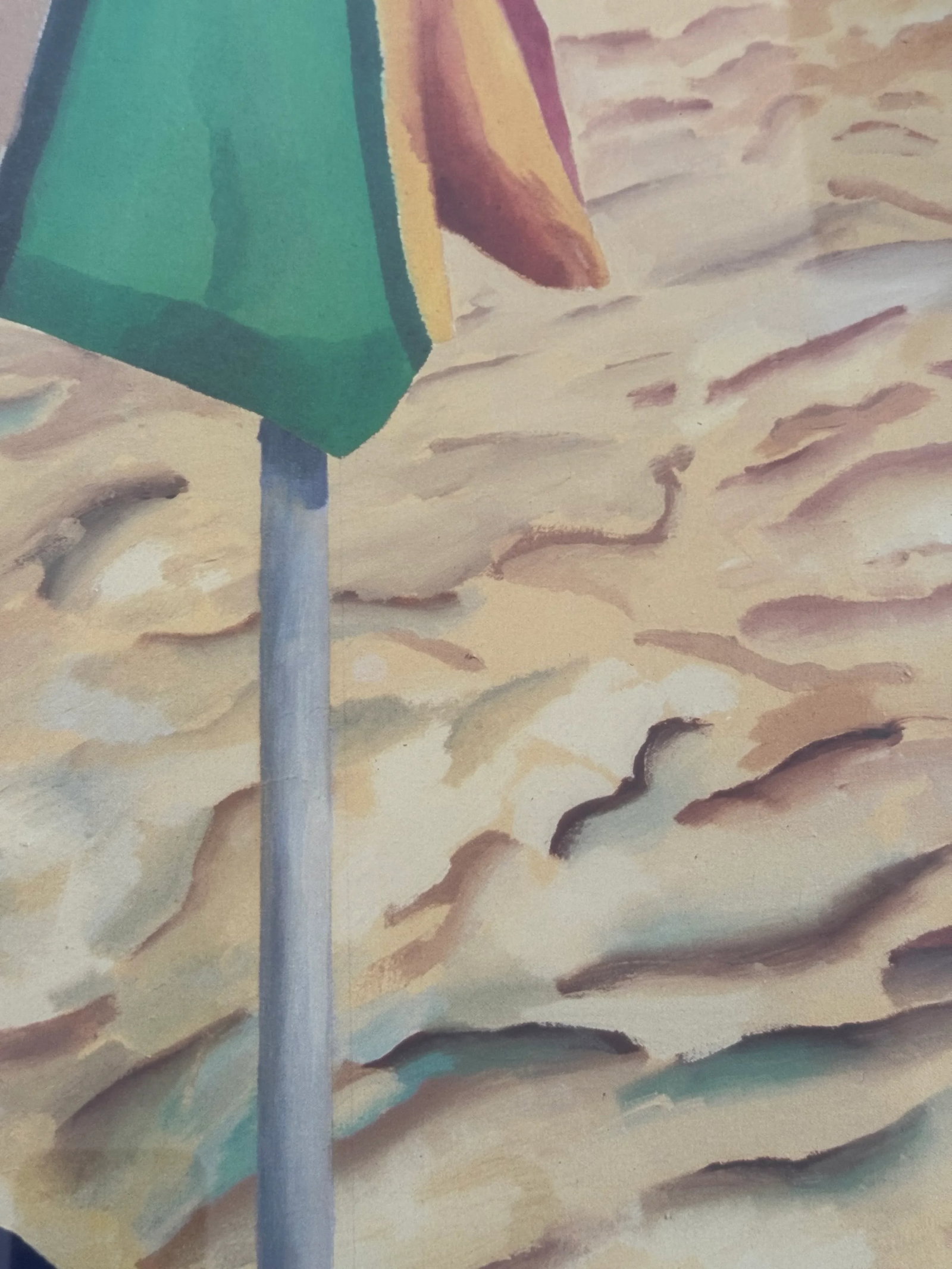 1988 David Hockney Exhibition Poster, Framed - 8